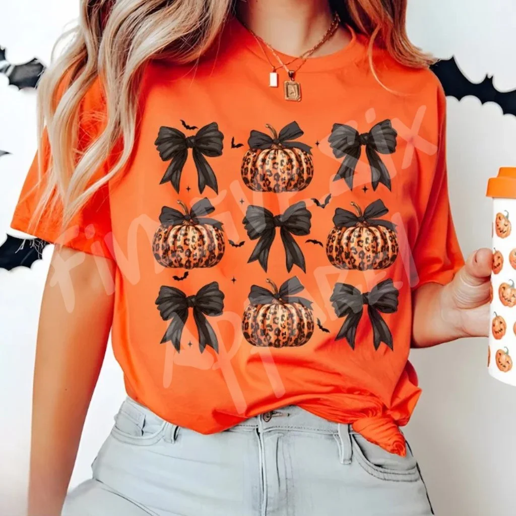Leopard Pumpkins & Bows