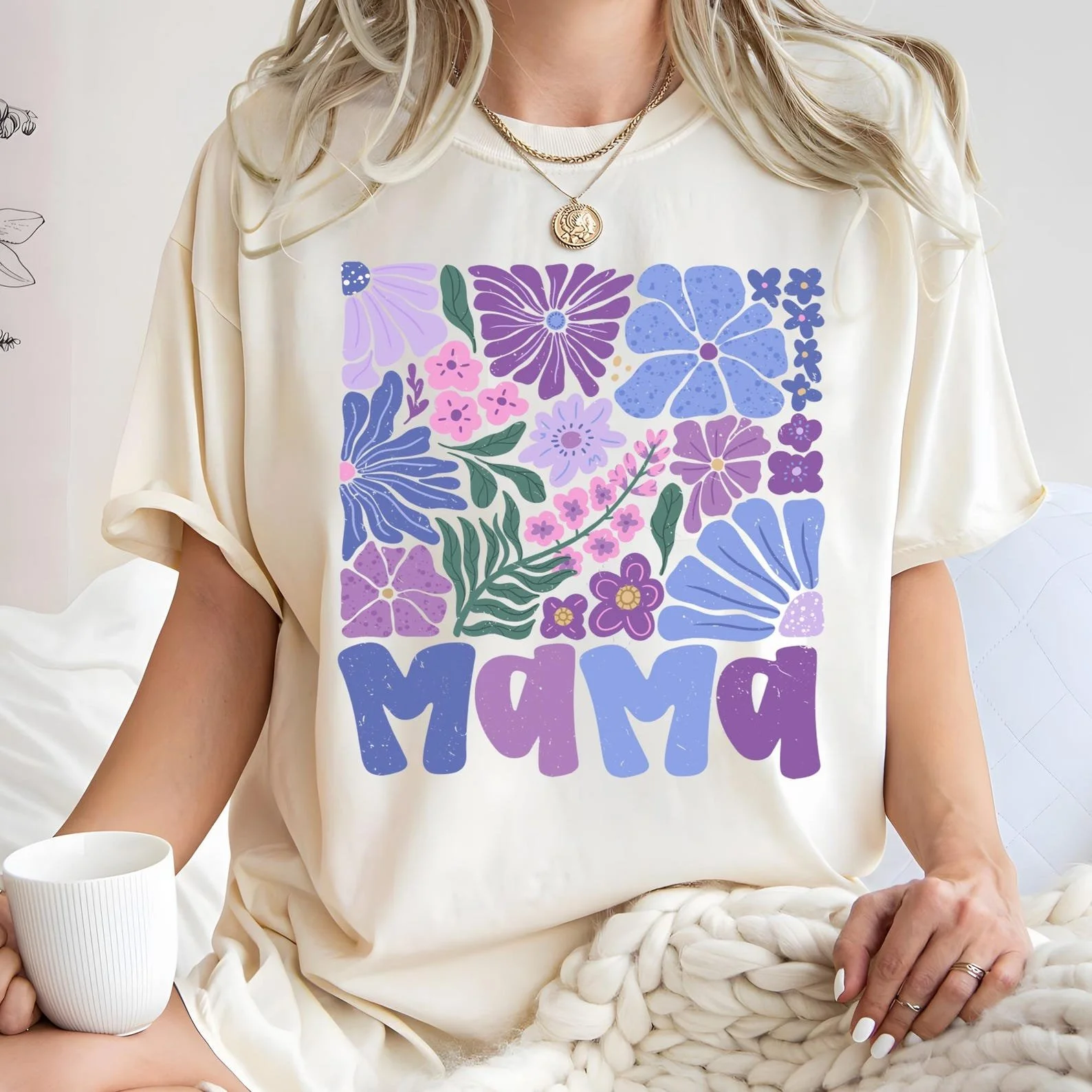Purple Flower Mama