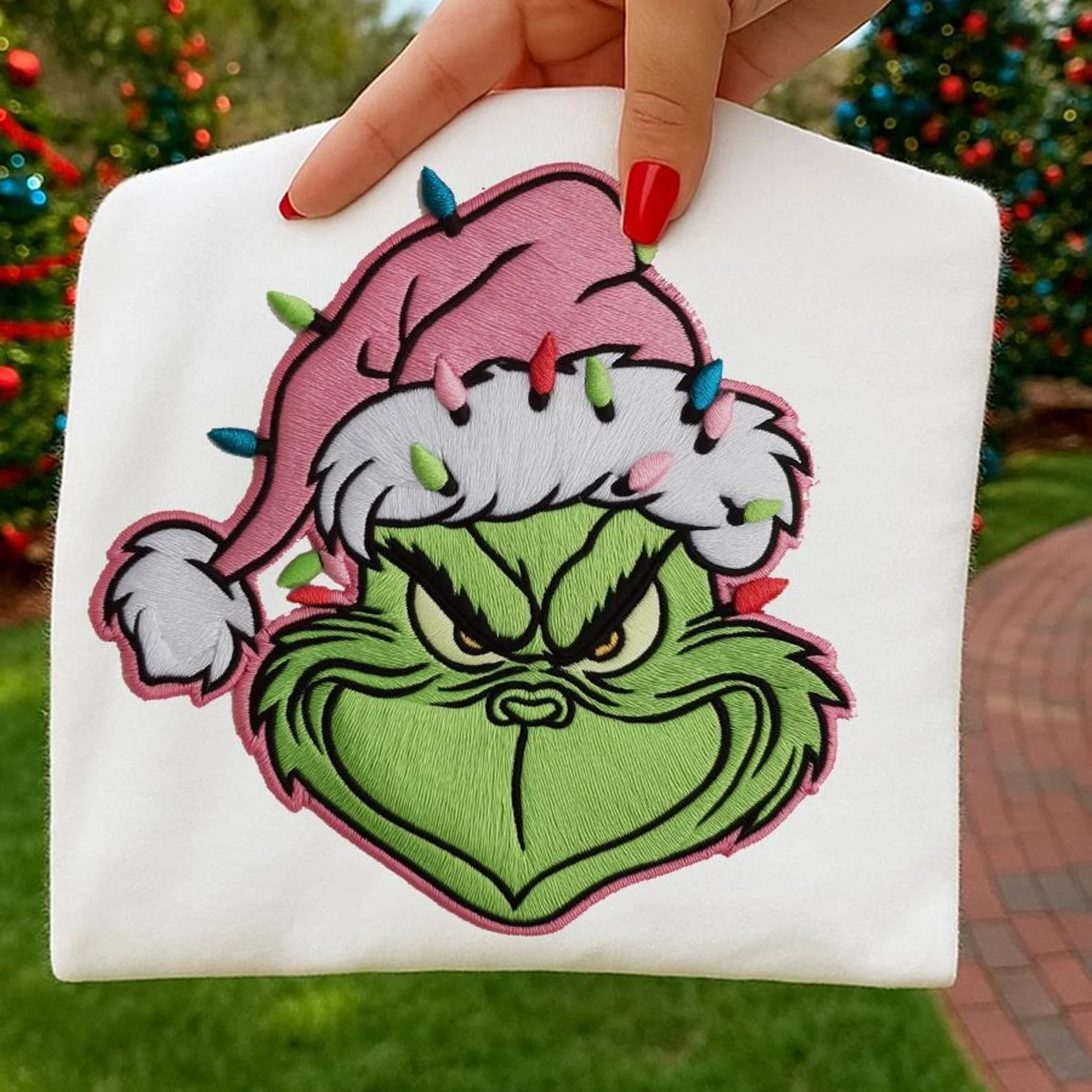 Faux Grinch Patch