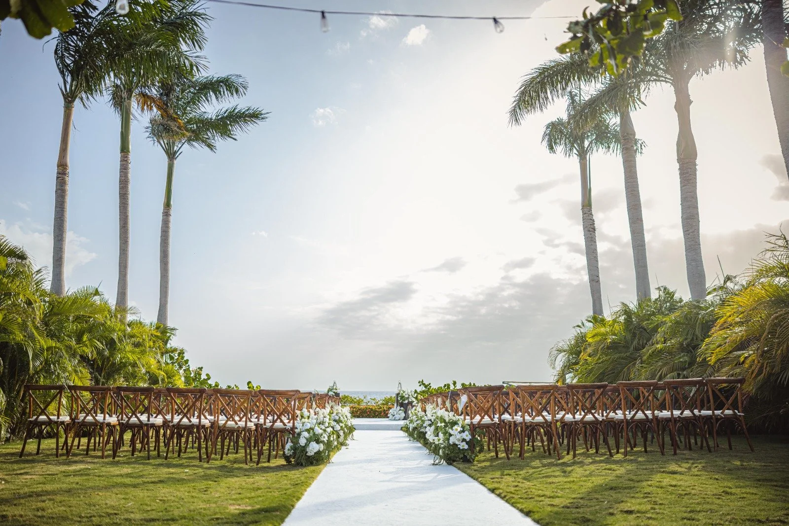 Beautiful outdoor wedding Jamaica destination wedding