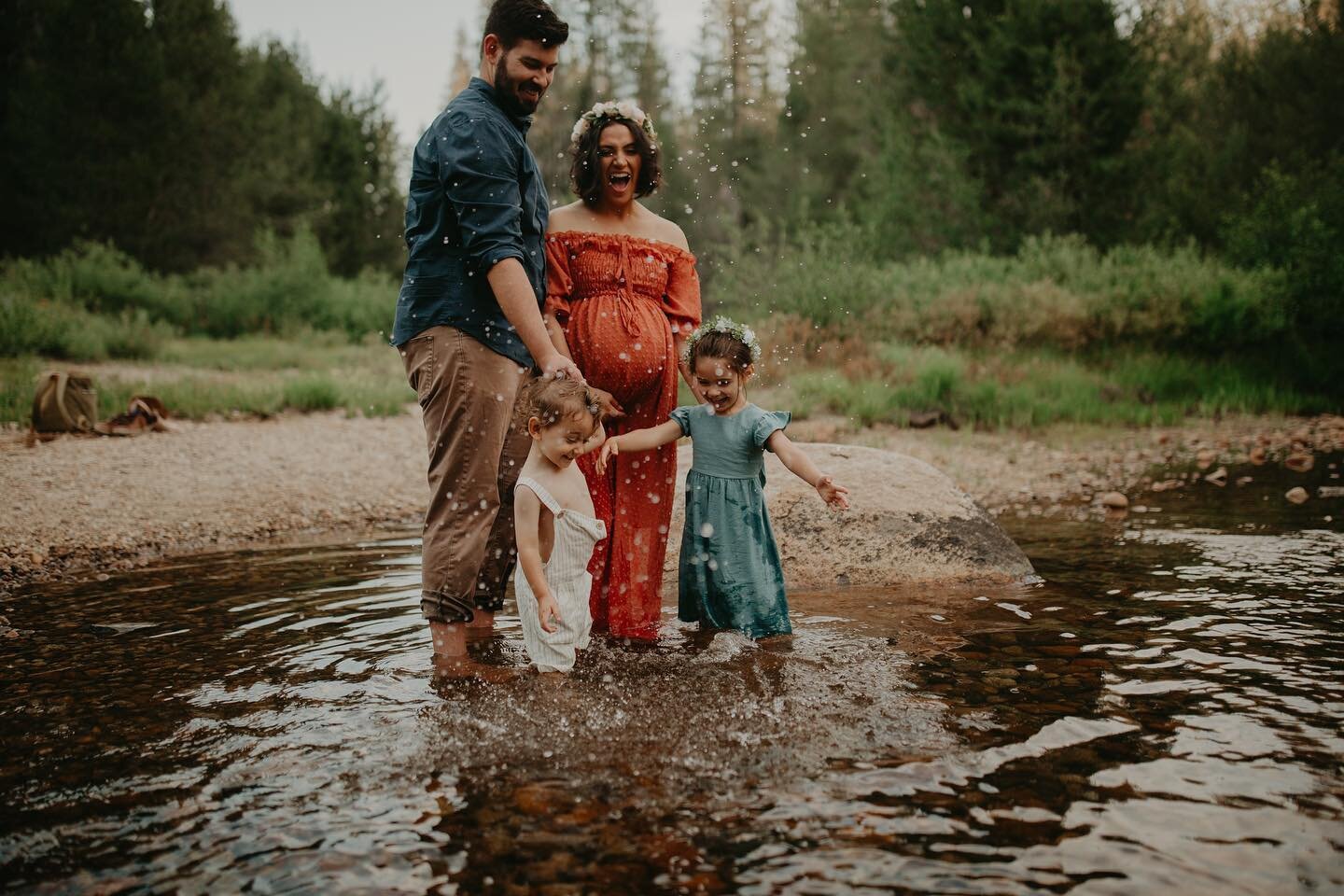 Joy. In the in between, in the messy and hard moments of life. In the new and exciting and the unknown. Also, especially in splashing In the creek in the forest. My face still hurts from smiling with this crew last night.