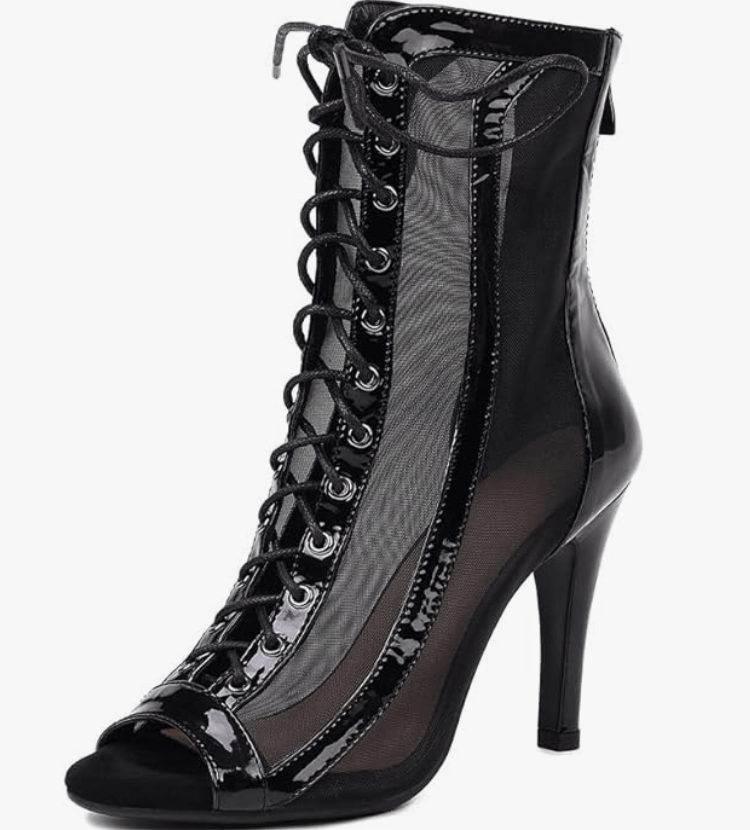 Platform Black Professional Dance Shoes High Heels Comfortable Women L – Dance  Shoes Mart
