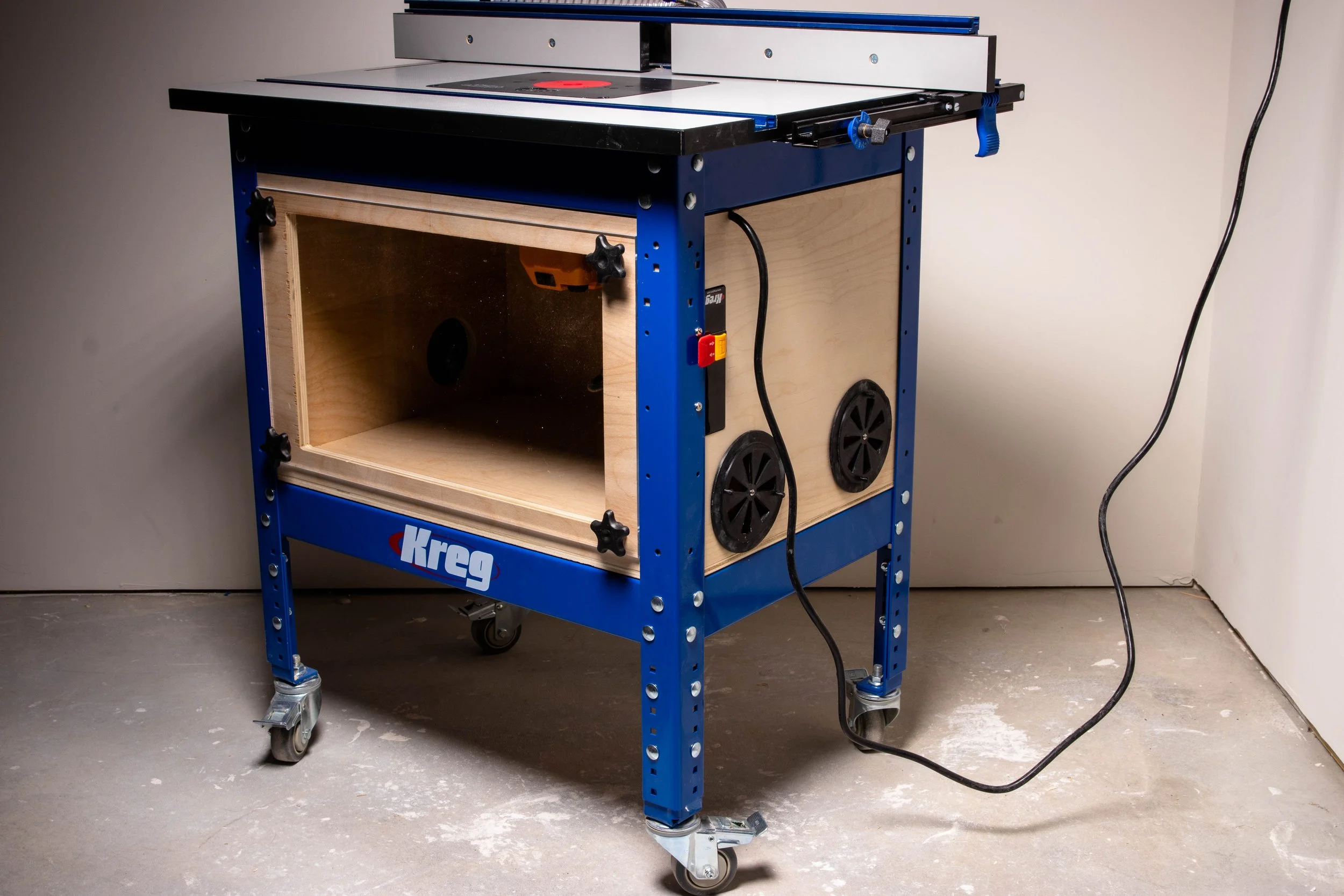 Digital Plans Simple Router Table Dust Box — Althoff