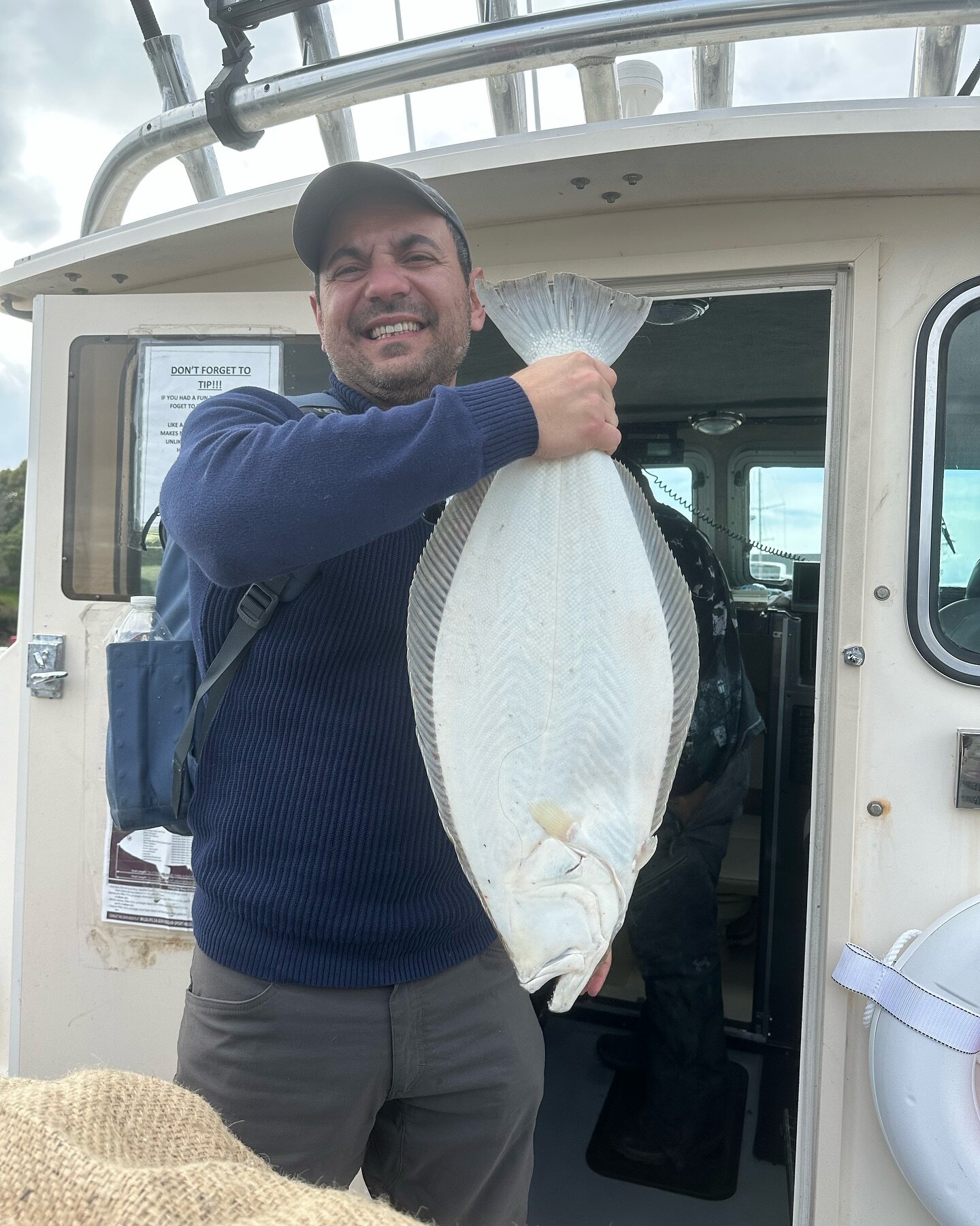 Our first halibut of 2024 #scallywag #fishing #sanfrancisco