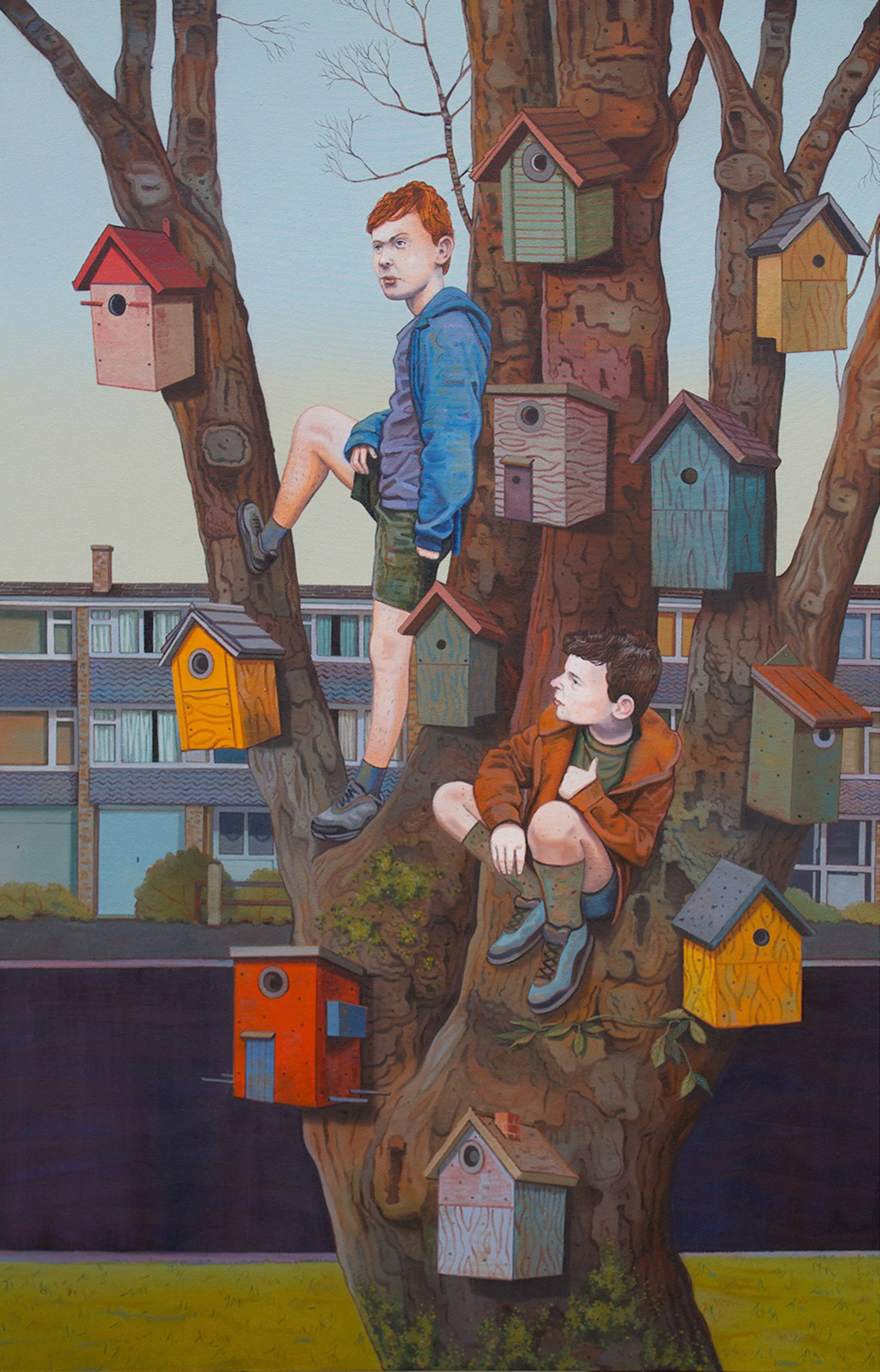 Amongst the Birds
Oil on canvas 170 x 109cm
