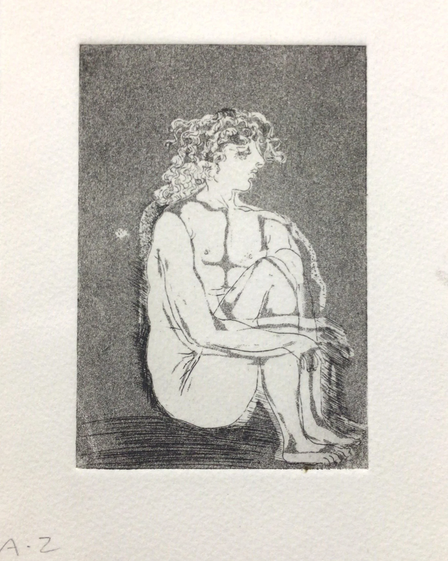 Small Figure Crouching
Etching and Aquatint
Image Size 9x13cm
£425 Unframed
