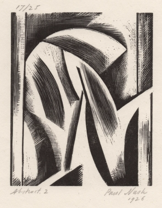 Paul Nash
Abstract 2
Wood Engraving 1926
Signed