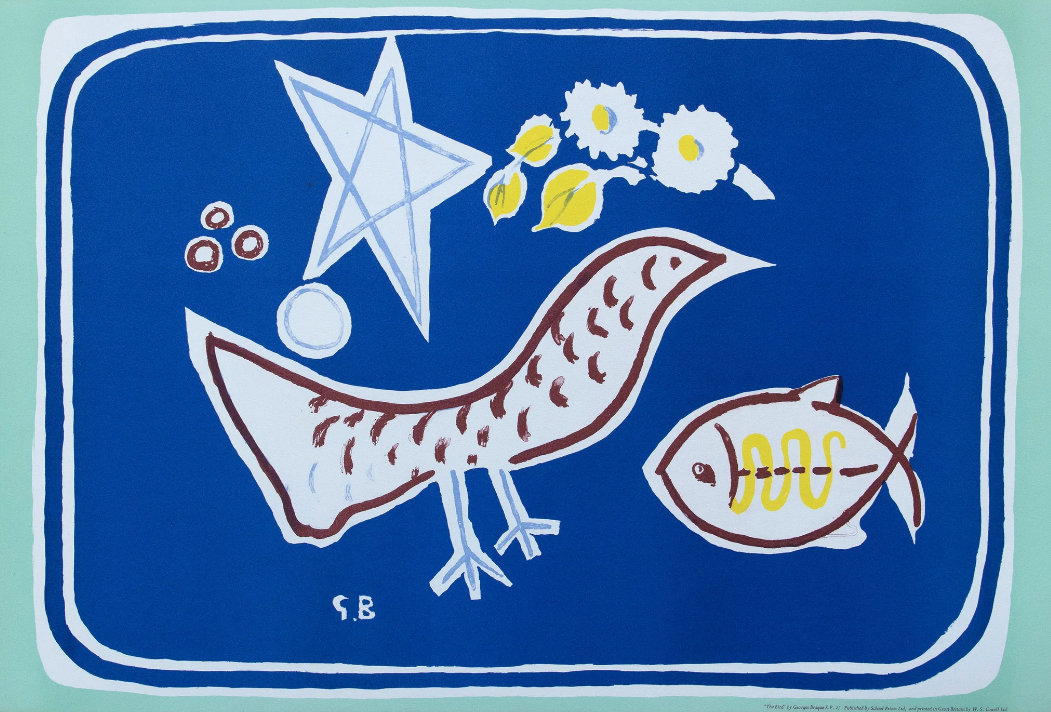 Georges Braque
The Bird
Lithograph 1940s
49.5 cm x 76 cm
£1450