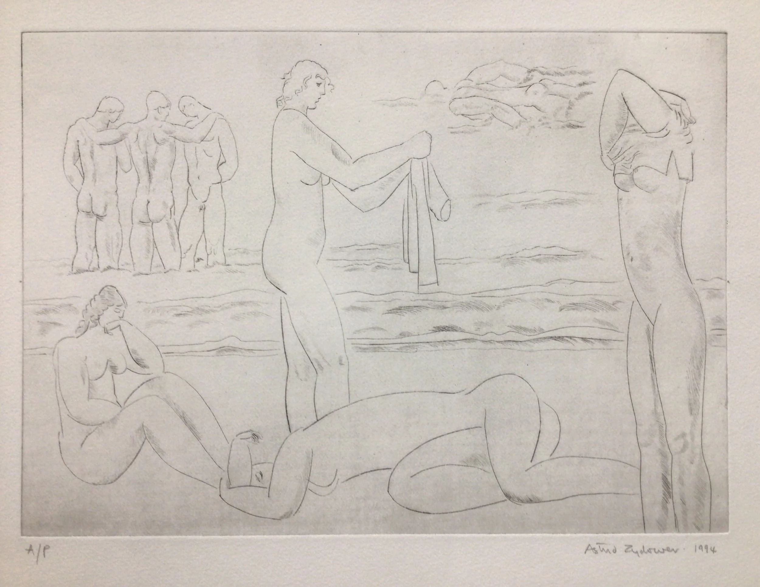 34: A Summers Day
Etching and Aquatint
Image Size 39x28cm
A/P Signed and dated 1994
£825
2 Copies available