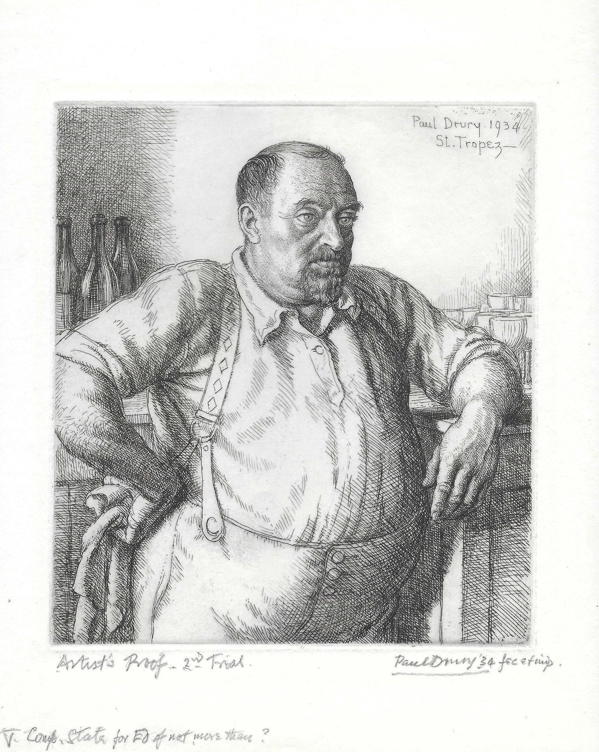 Le Marchand de vin
Etching