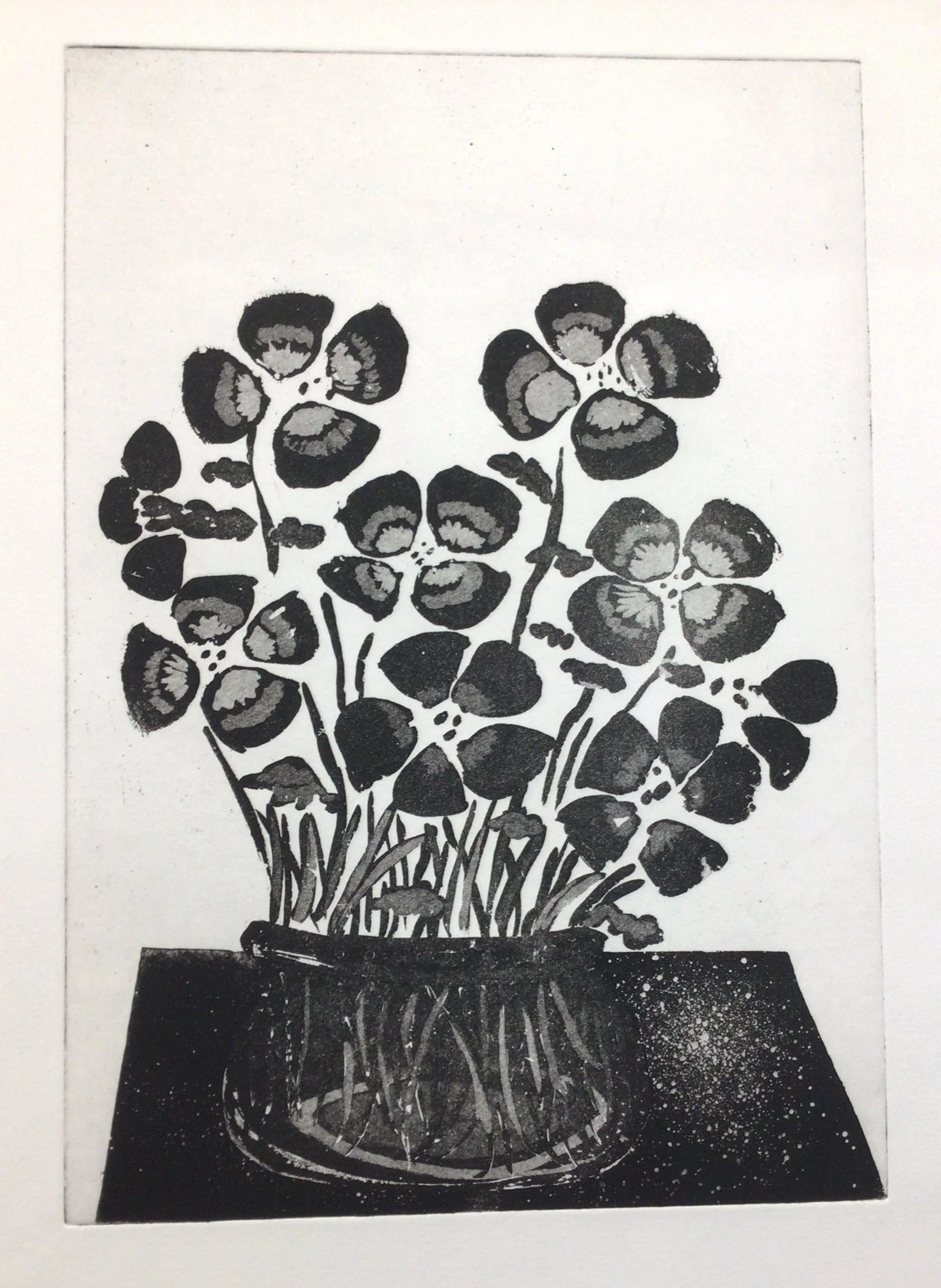 Pansies II (Second State)
Etching and Aquatint
Image Size 40x28cm
£545 Unframed