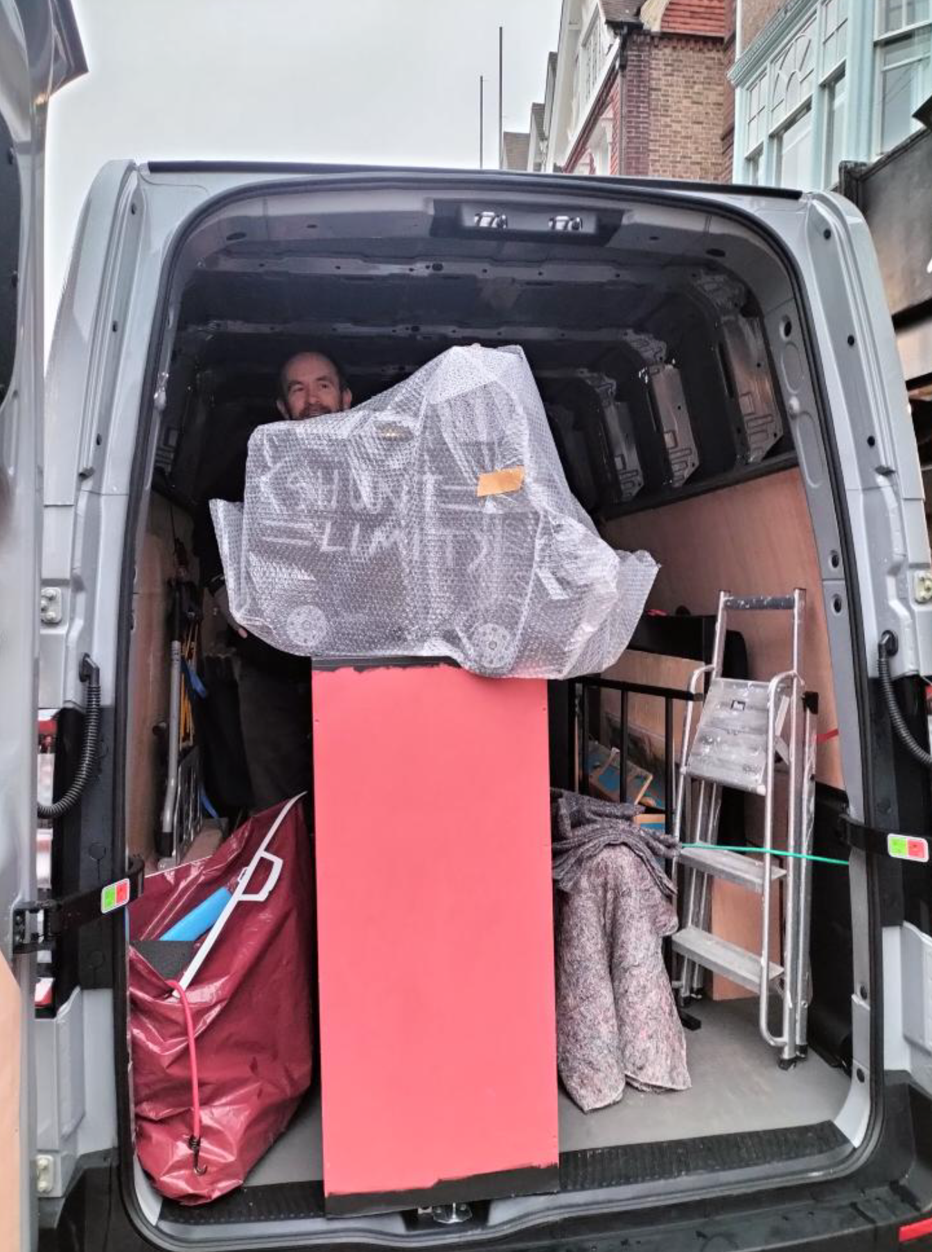 With NIc Hayes Transport about to set off