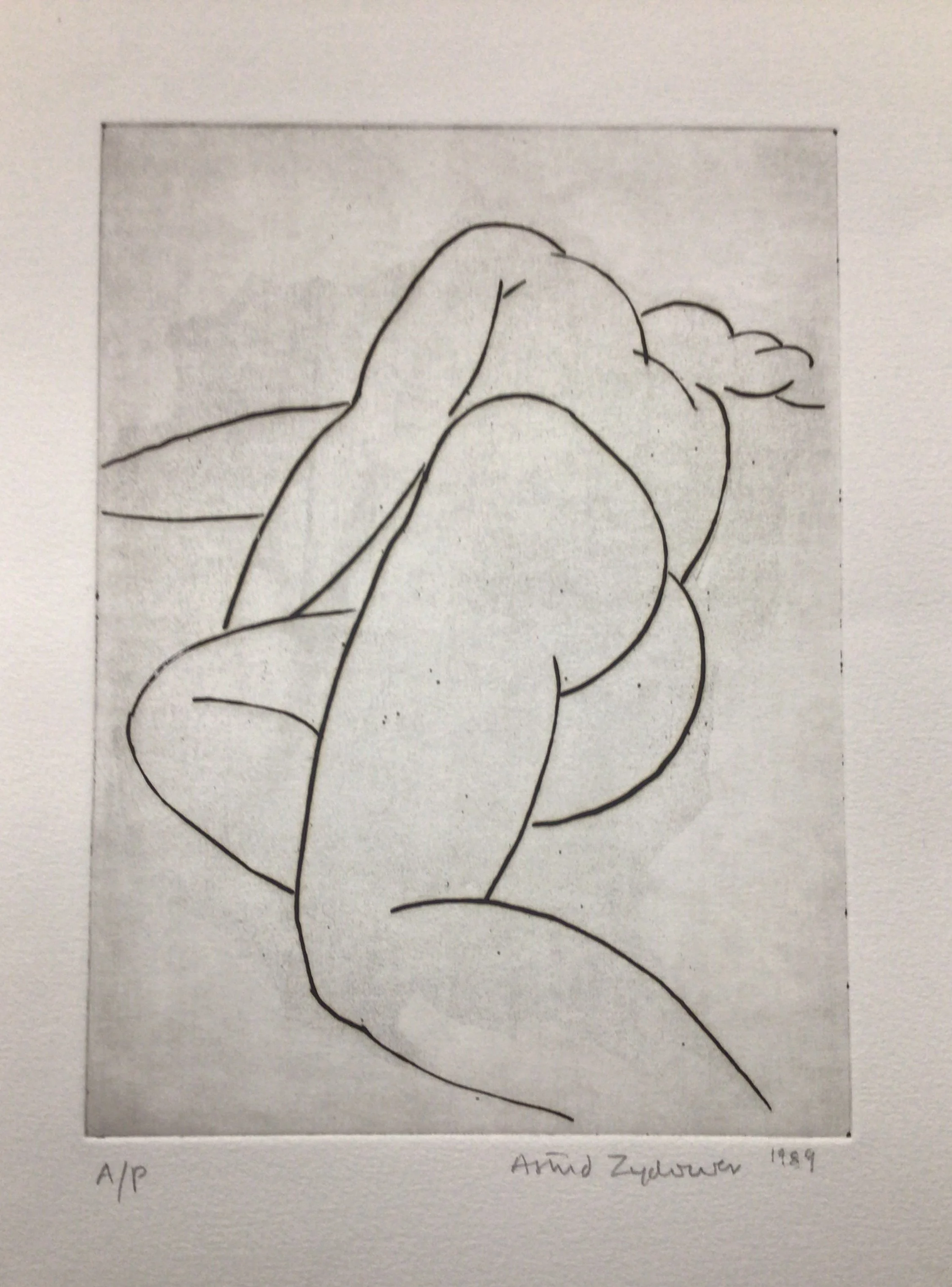 45: Untitled (Lying down figure)
Etching and Aquatint
Image Size 25x18cm
A/P Signed and dated 1989
£625
1 Copy available