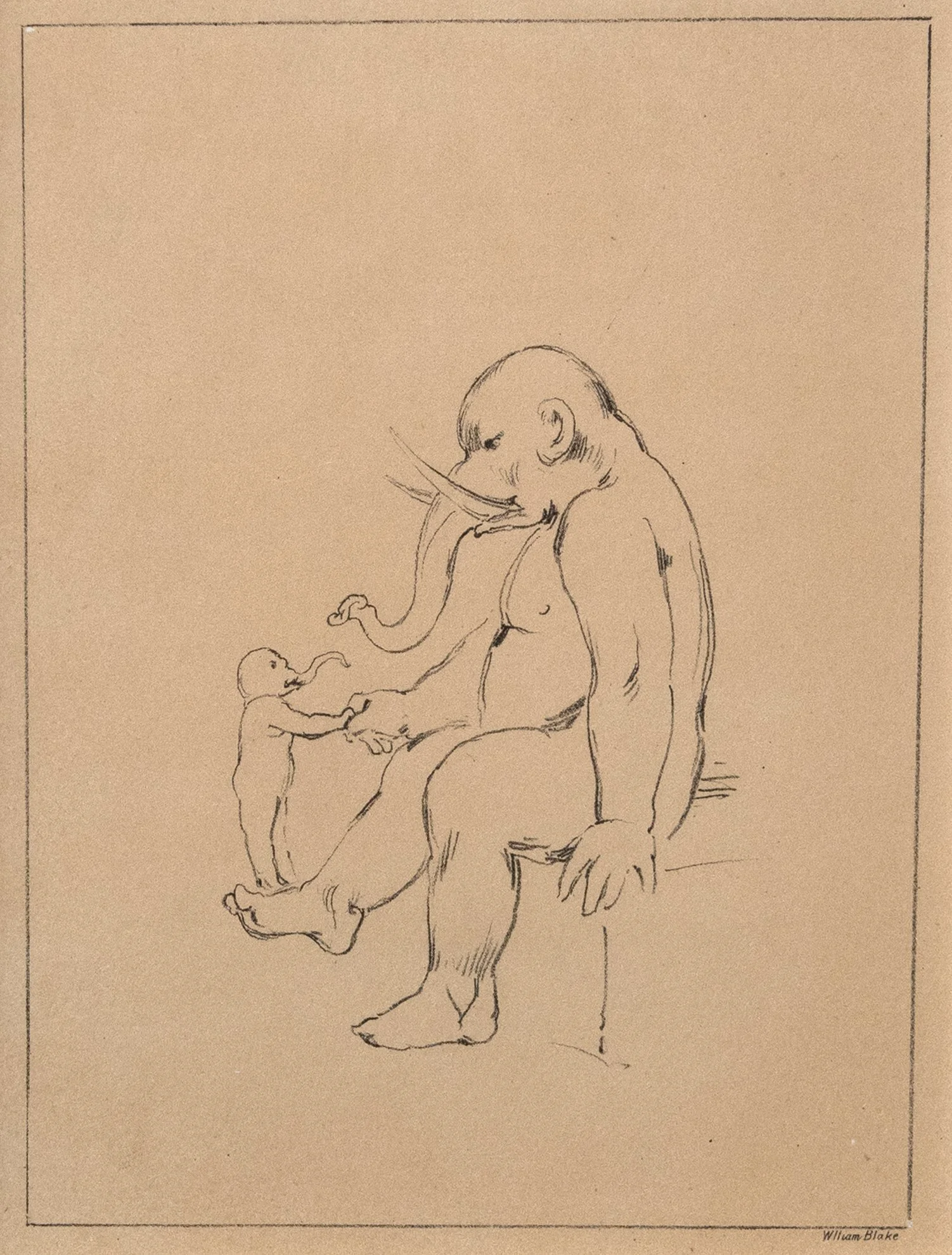 William Blake
Untitled
Etching by William Scott Bell, after William Blake. 1878
£495