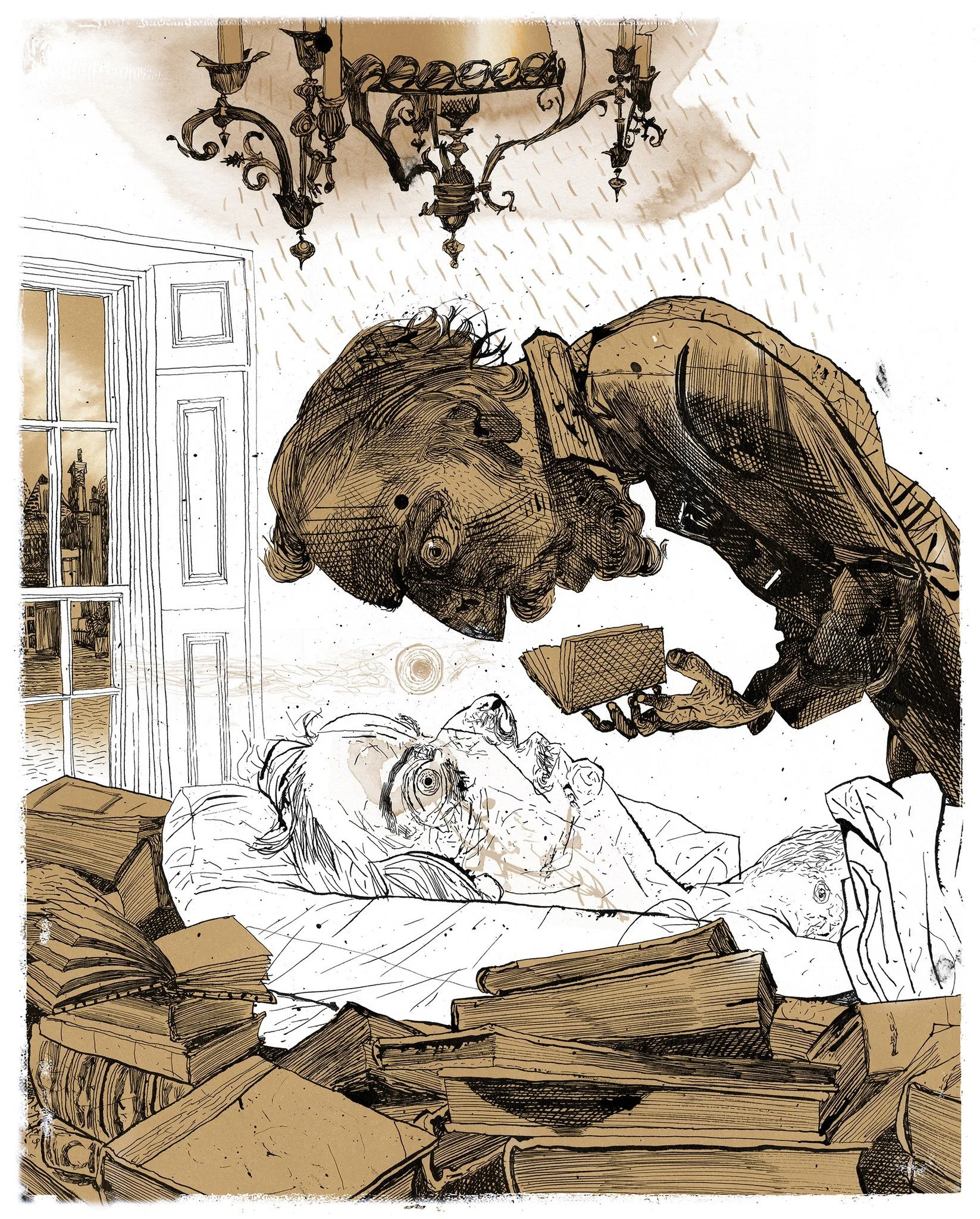 When palmer met Blake
Pen and Ink on paper
