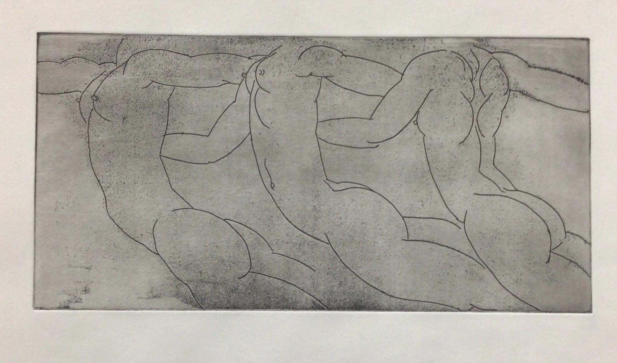 60: Rhine Maidens (Small Version)
Etching and Aquatint
Image Size 25x13cm
Unsigned
£475
1 Copy available