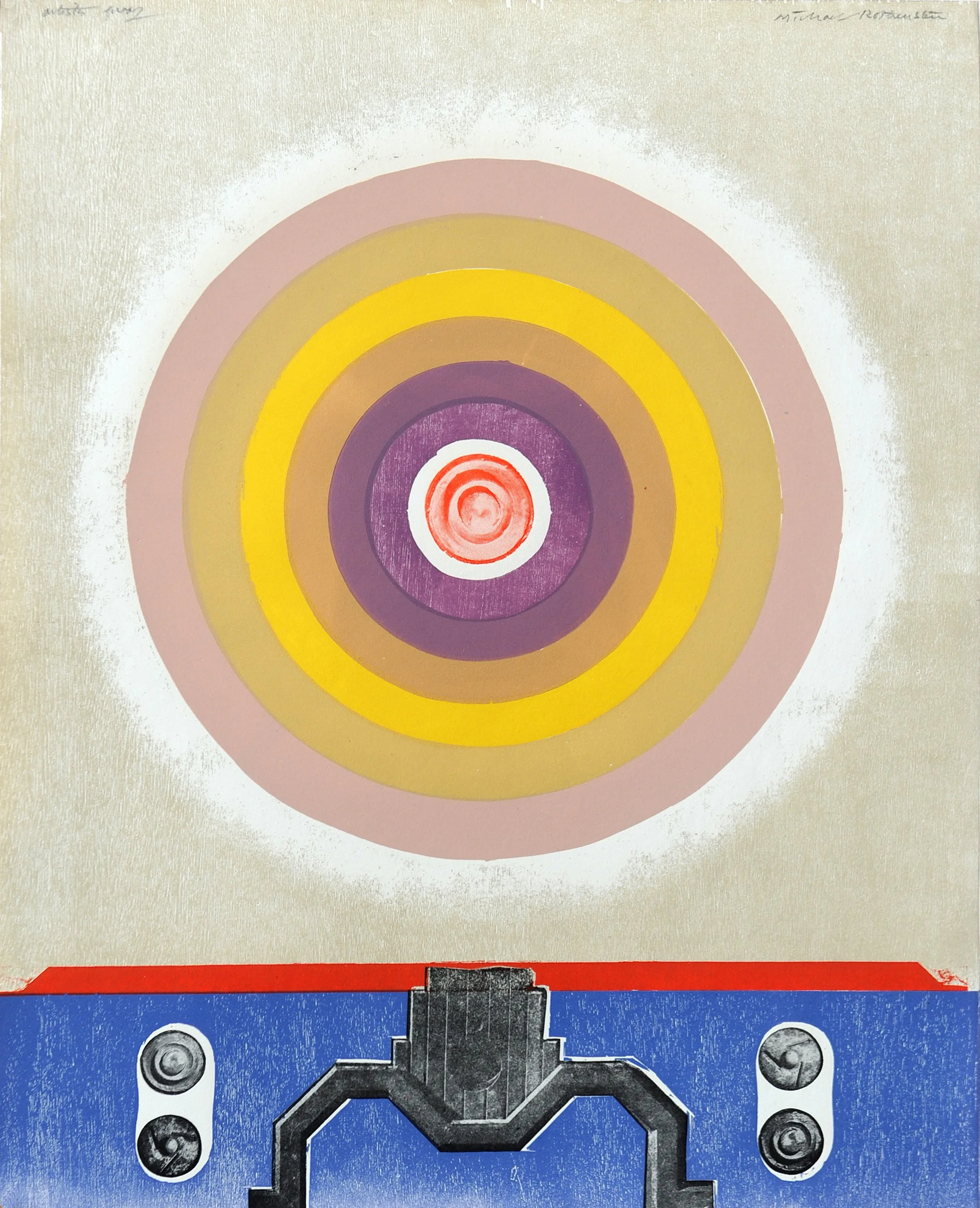 Michael Rothenstein - Cirlce (Beige to Purple with Radio Part).jpg