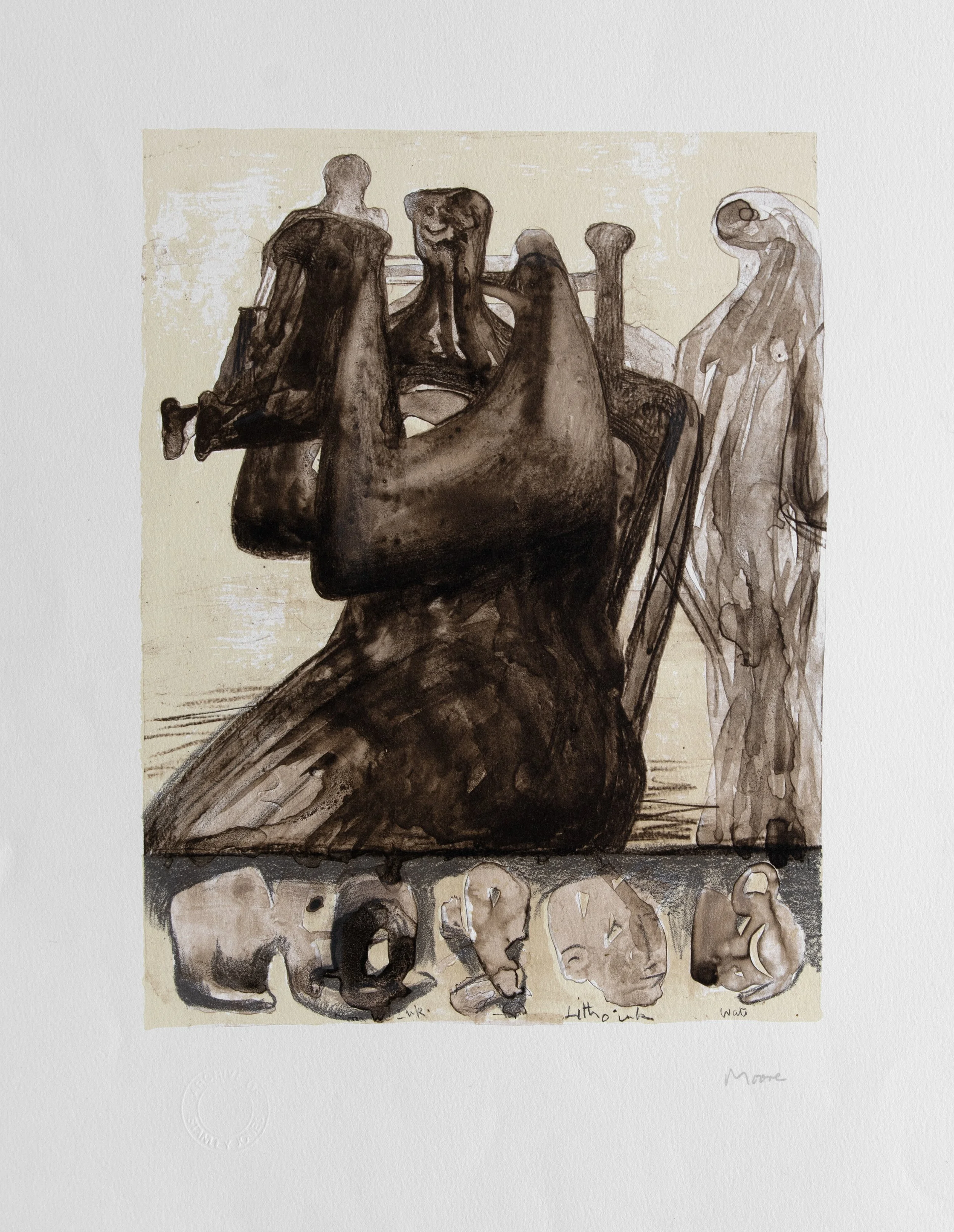 Henry Moore
Mother and Child with Border Design
