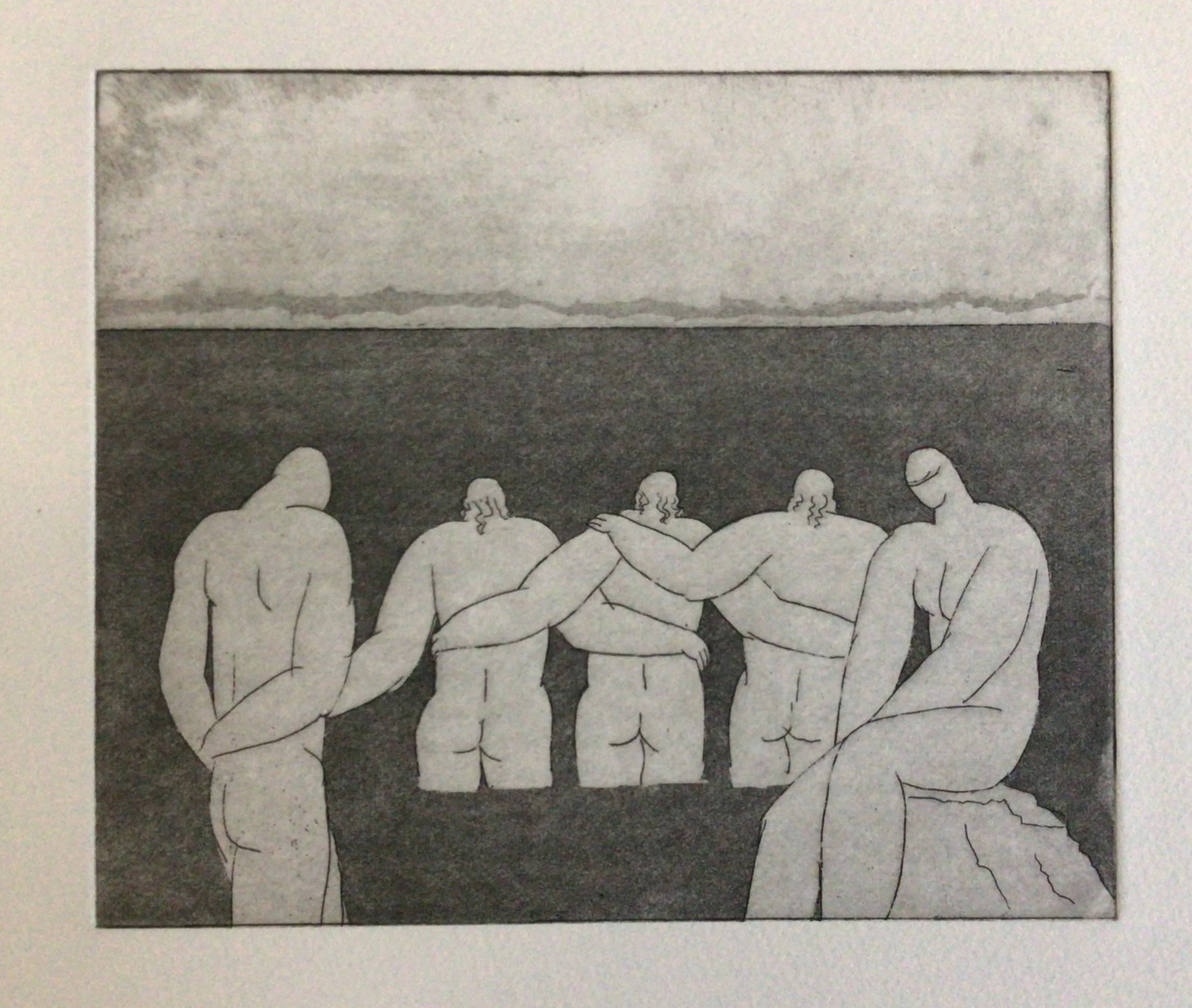 42: Untitled ( Five Figures) 2nd State
Etching and Aquatint
Image Size 20x17cm
Unsigned
£425
1 Copy Available