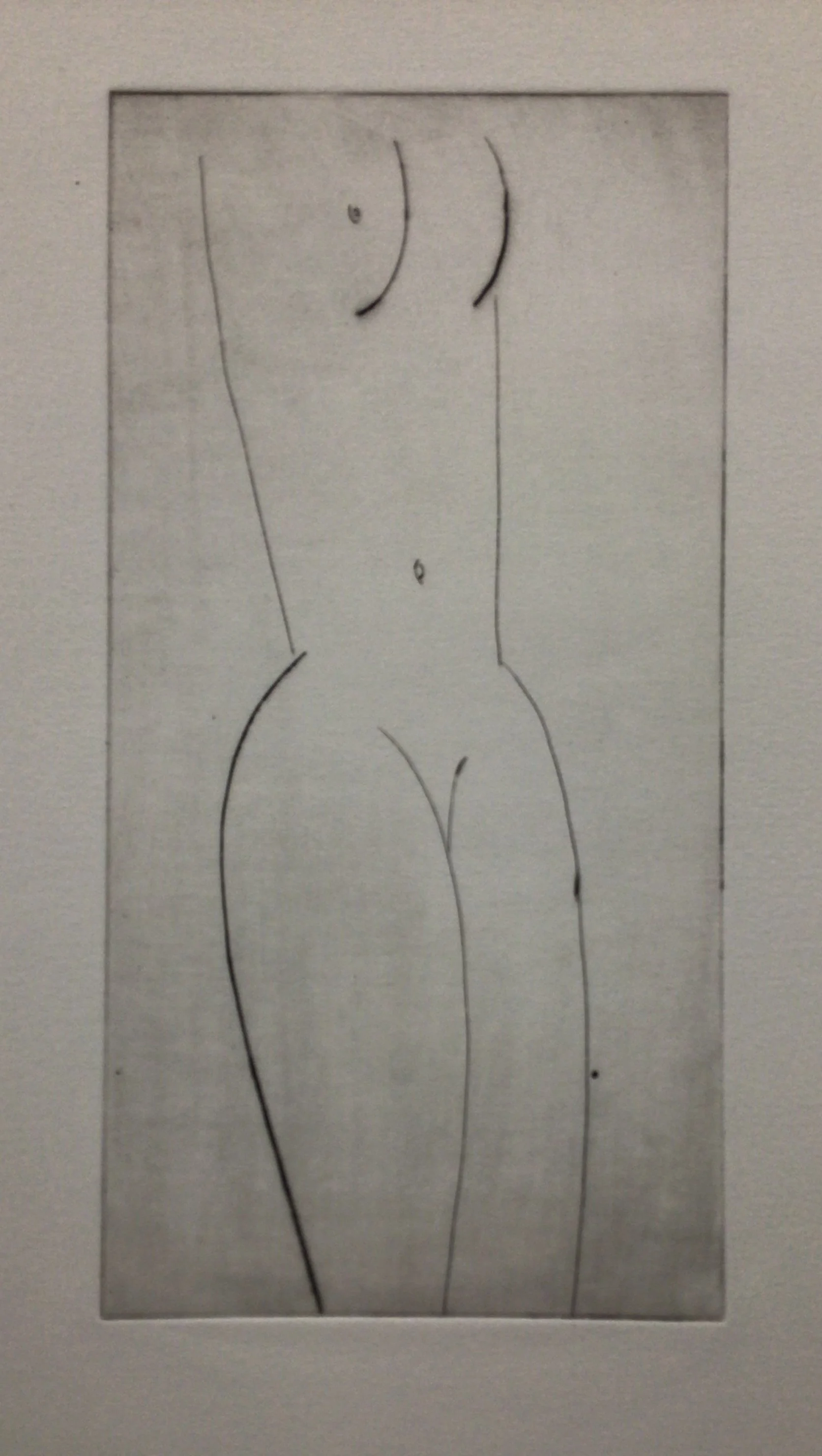 17: Untitled ( Standing figure) 1st State
Etching and Aquatint
Image Size 15x30cm
Unsigned 
£475