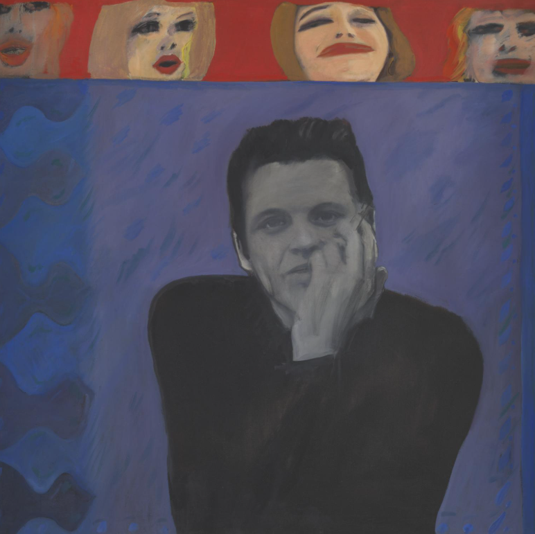 Pauline Boty
Portrait of Derek Marlowe with unkown ladies
Giclee Print.
Tate Gallery Collection