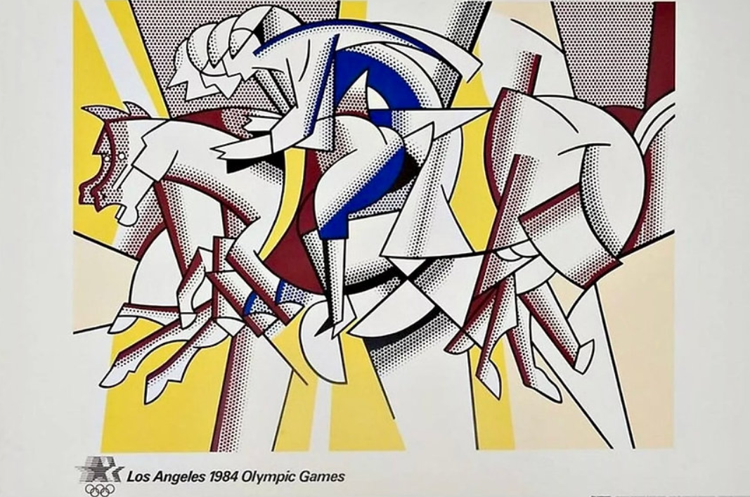 Roy Lichtenstein Hand-Signed 1984 Los Angeles Olympic Games Poster
Original poster produced for the 1984 Los Angeles Olympics
Offset lithographic on wove paper
61 x 91.4 cm
Edition of 750 with only 200 hand-signed examples
Hand signed by Lichtenstein