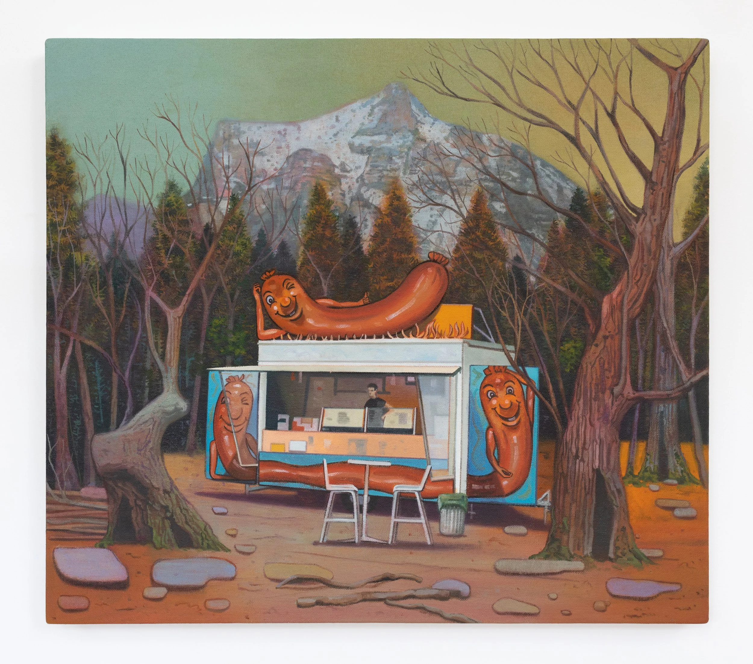 Frankfurter
Oil on canvas 57 x 61cm 