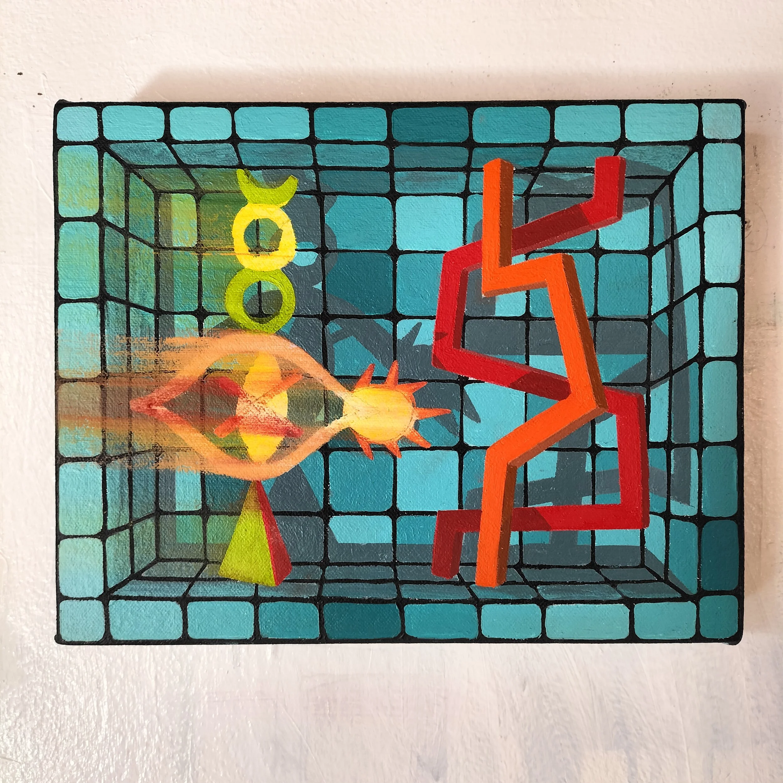 Forms in a Wood
Oil on Canvas
15x20cm