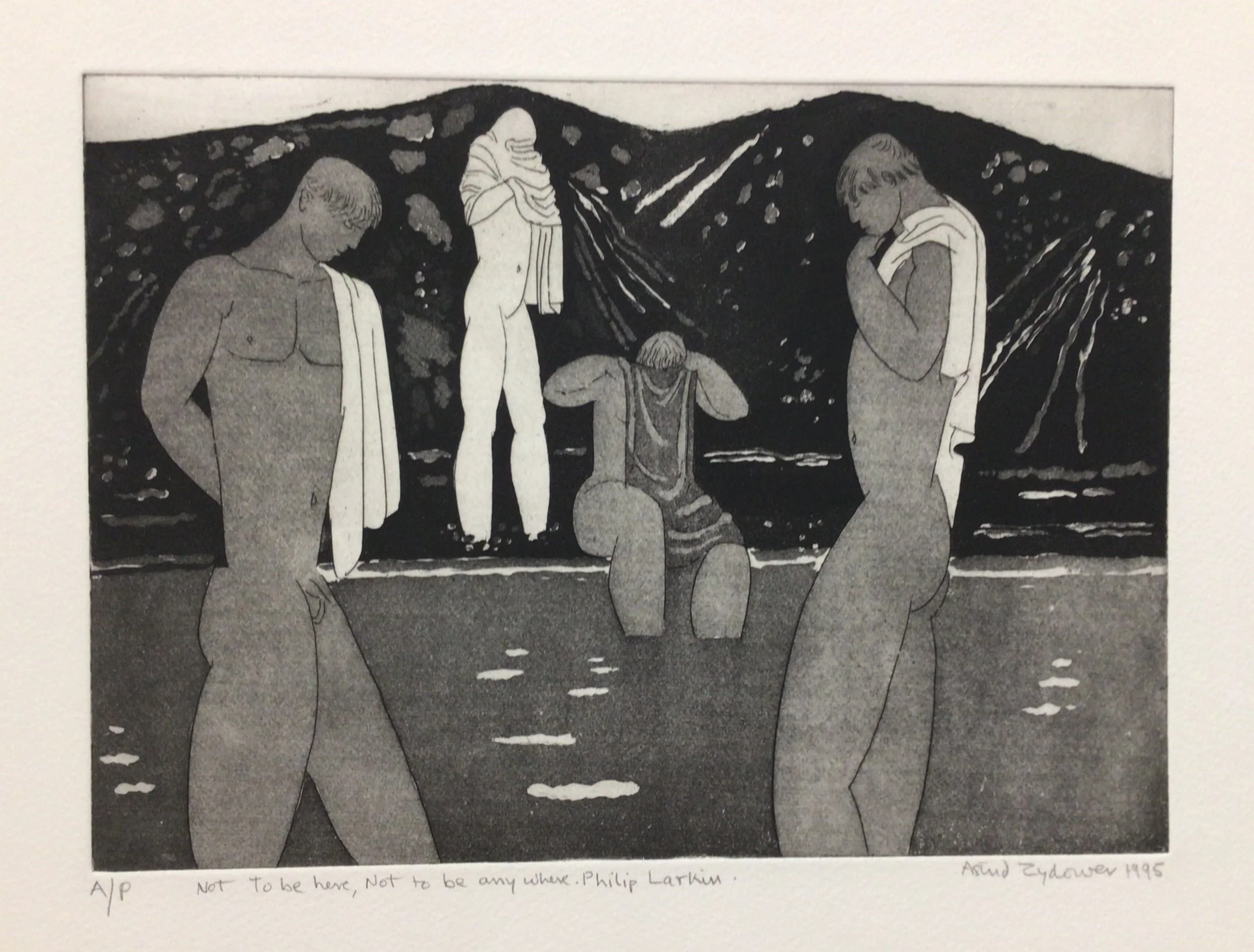 57: Untitled (Not to be here..)
Etching and Aquatint
Image Size 29x21cm
Signed and dated 1995
£625 
1 Copy available (Sold)