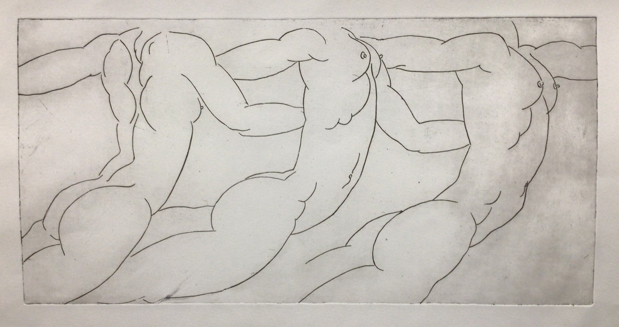 58: The Rhine Maidens
Etching and Aquatint
Image Size 51x25cm
1 Copy Signed and dated 1987 £875
1 Unsigned Copy £775