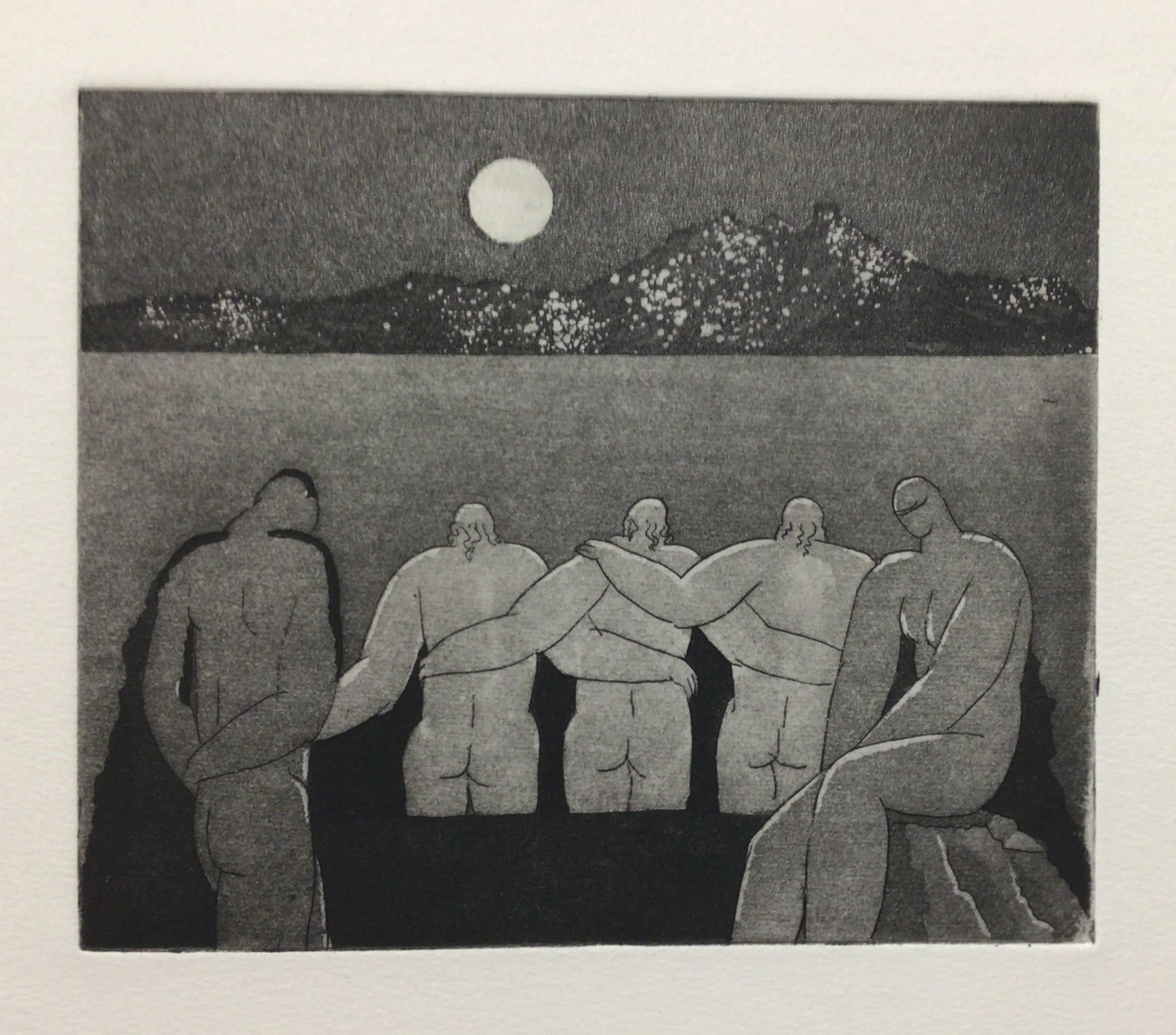 43: Untitled ( Five Figures) 3rd State
Etching and Aquatint
Image Size 20x17cm
Unsigned
£425
1 Copy available
