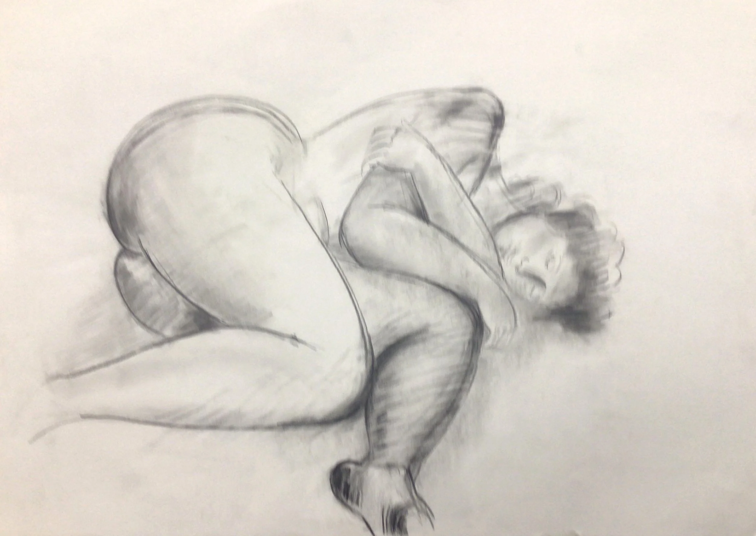 Figure Study
Charcoal on paper
Paper Size 60x42cm
£750 Unframed
