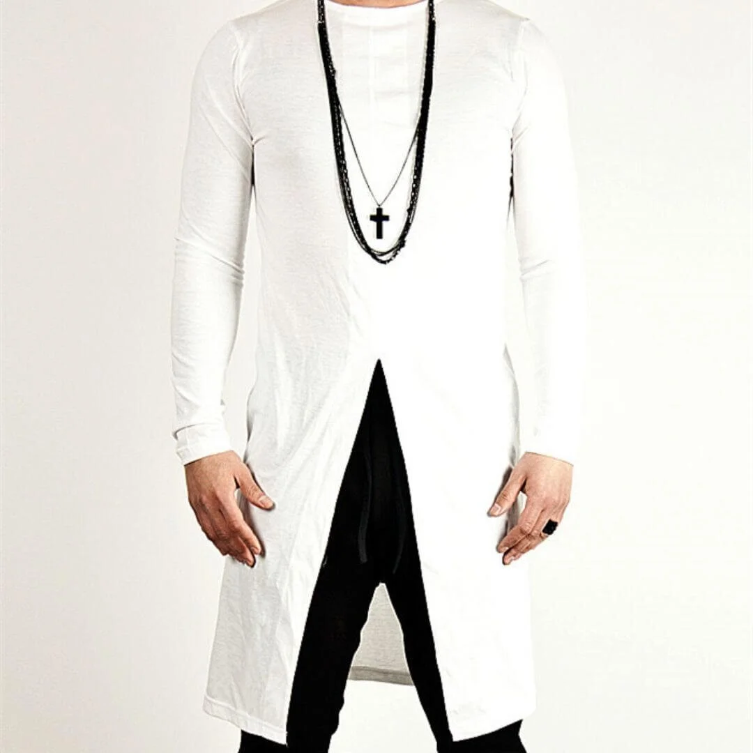 H-XU Extra Long T-with Front Split