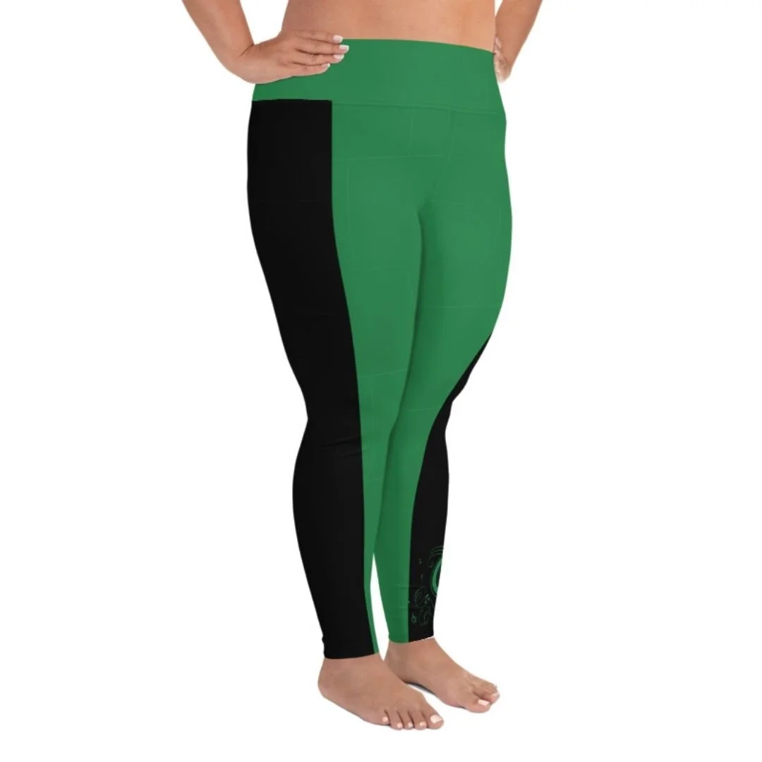 Sneaky XD Look Smaller Plus Size Leggings - Music Notes