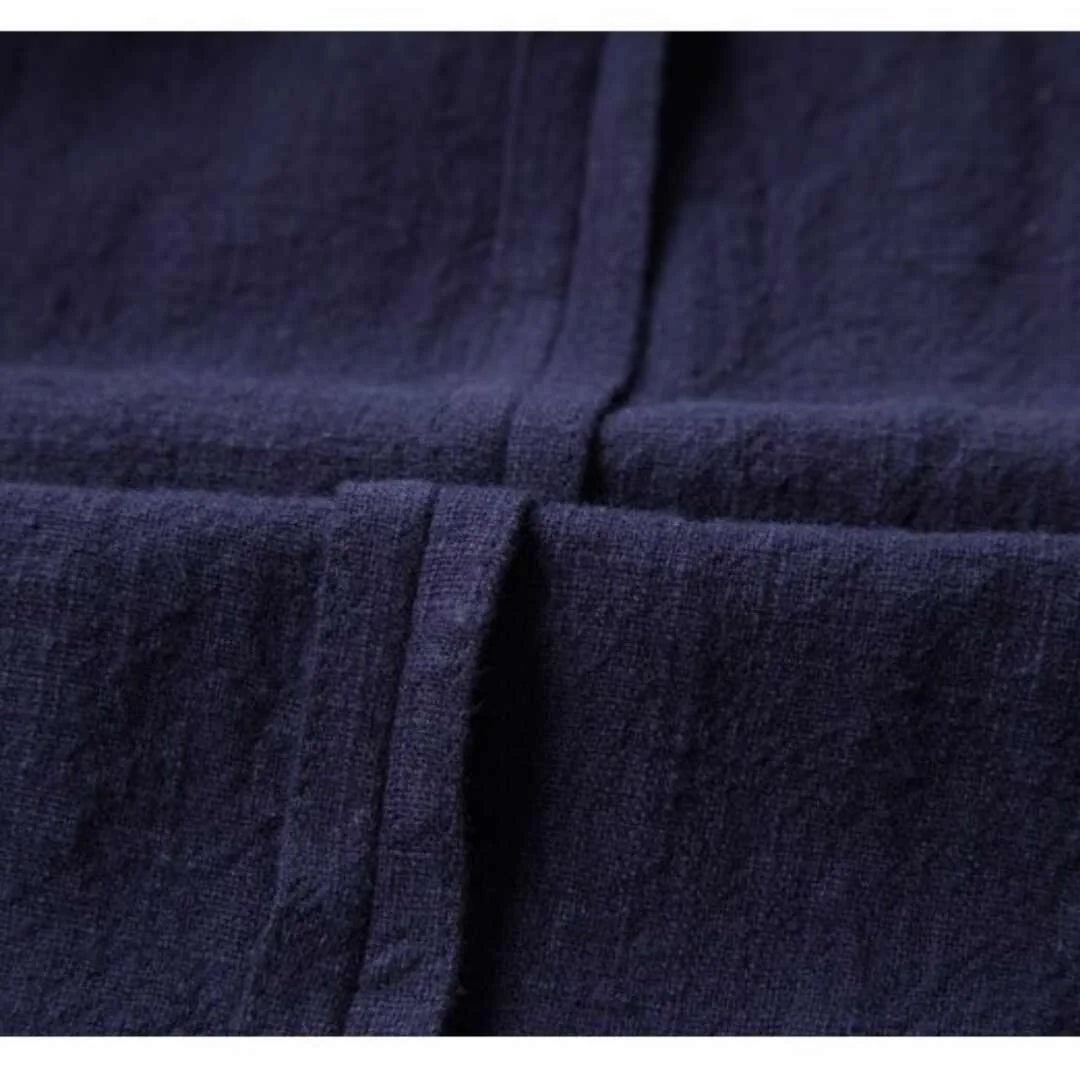 navy blue-jackets-over-coats-womens-sneaky.nz-back-close-up-inside-hem-stitching.jpg