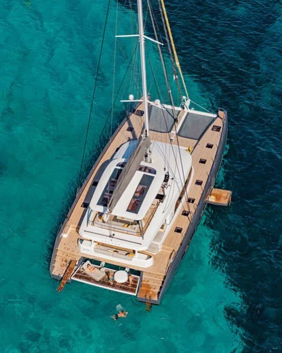 Waters as blue as far as the eye can sea 🌊 Charter #Tellstar77 for your next adventure! Landing in the Caribbean Spring 2019! DM for details! #sailingyacht #sailingholidays