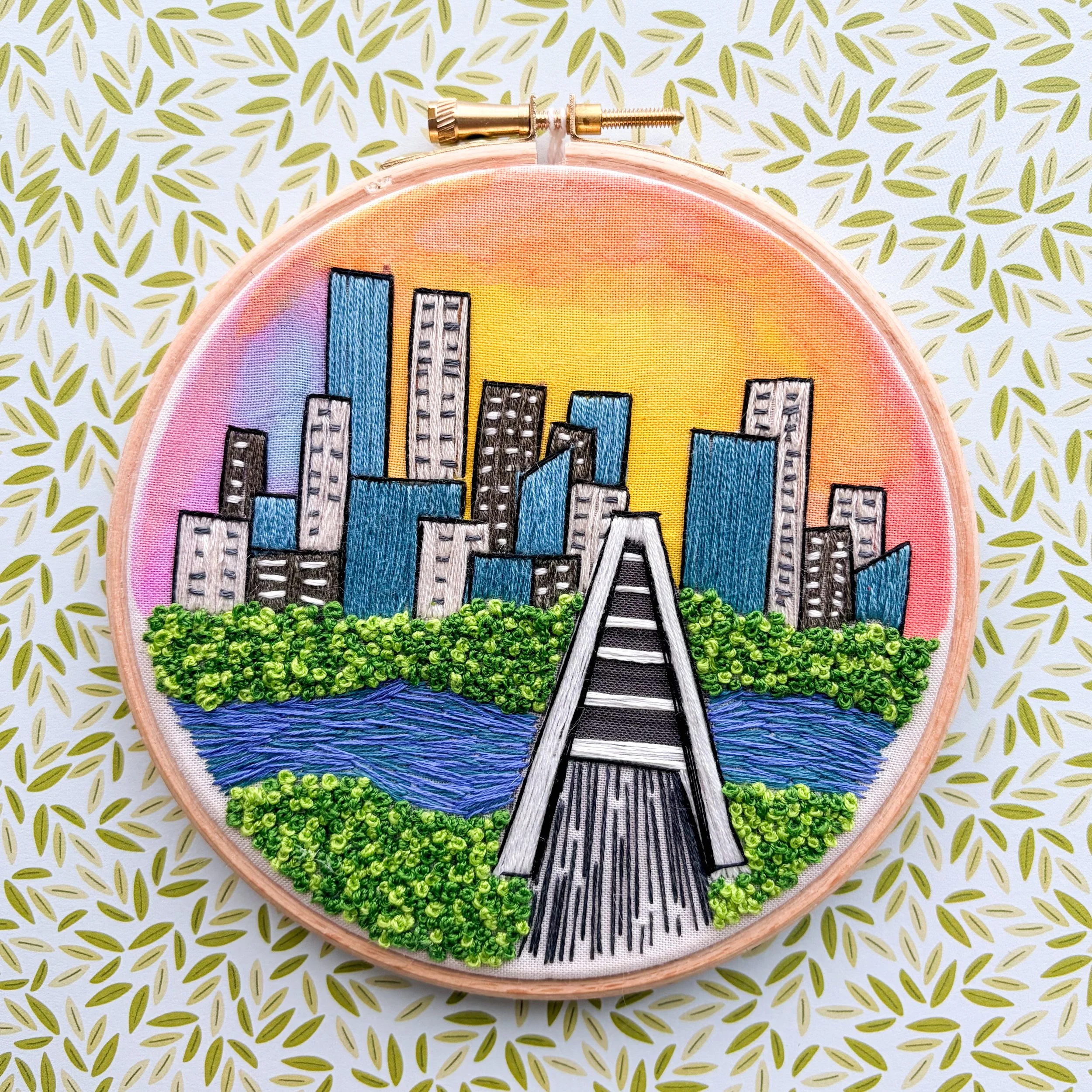Walterdale Bridge 5-inch Embroidery