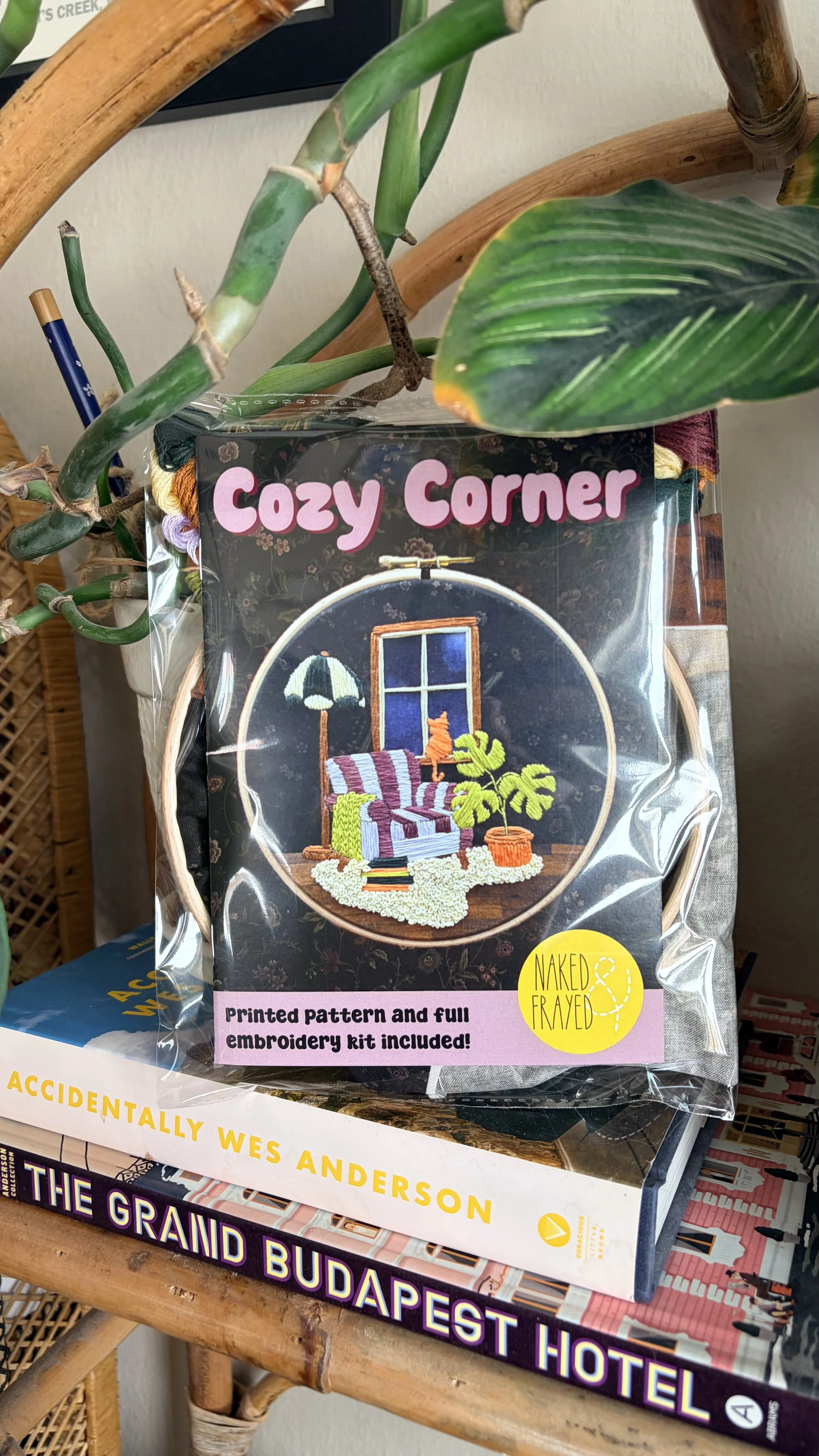 DIY Embroidery Kit: “Cozy Corner”
