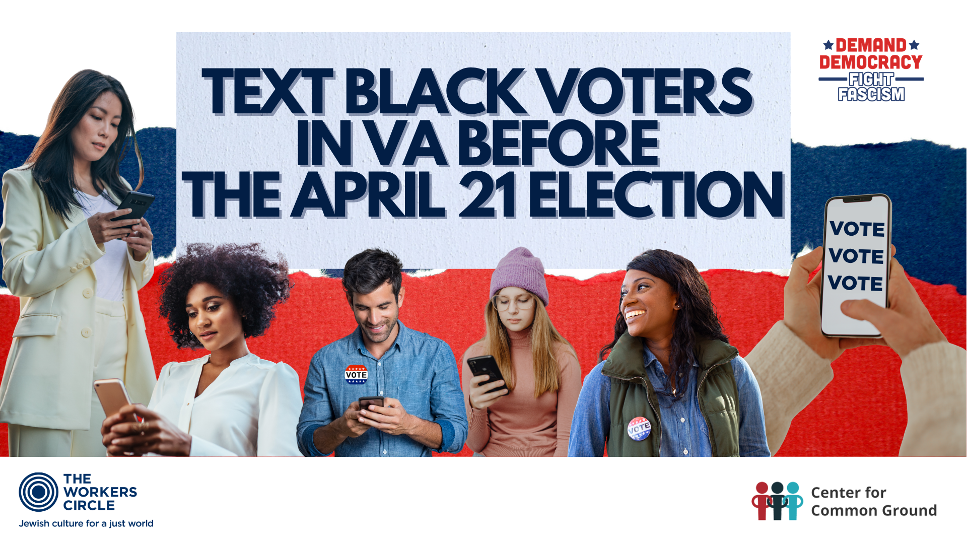 Textbanking to Virginia 