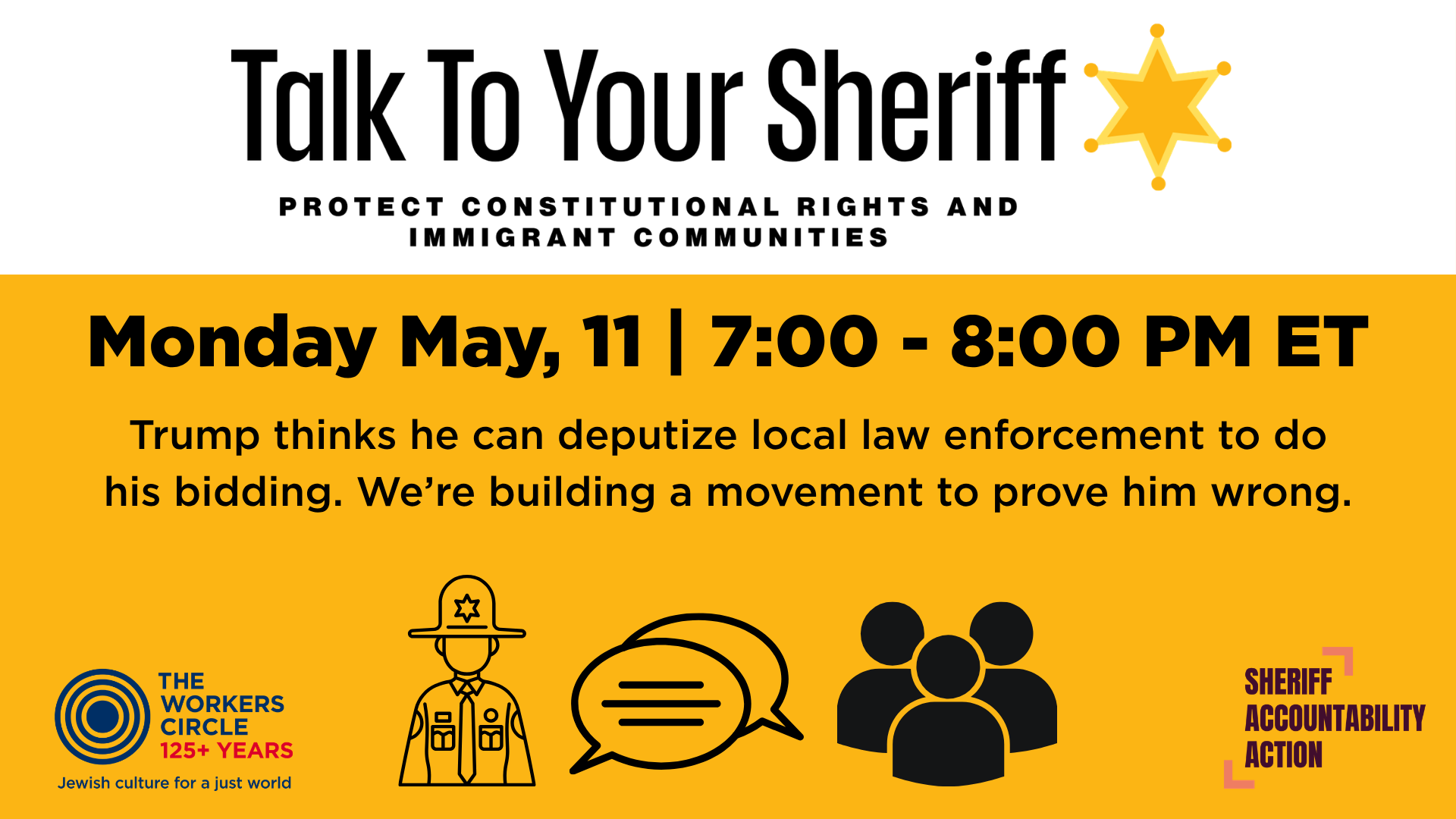 Talk To Your Sheriff Movement Call