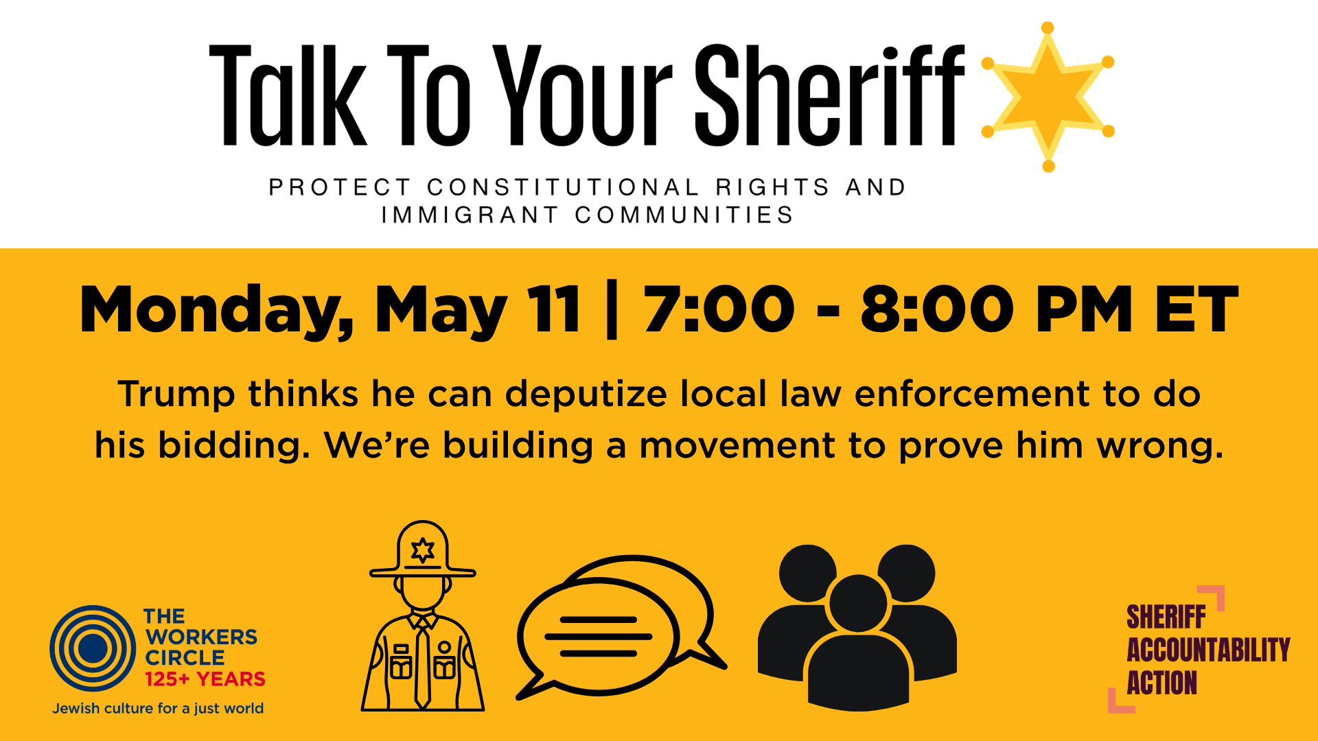 Talk To Your Sheriff Movement Call