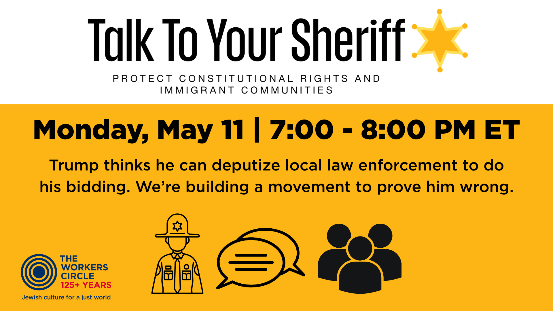 Talk To Your Sheriff Movement Call