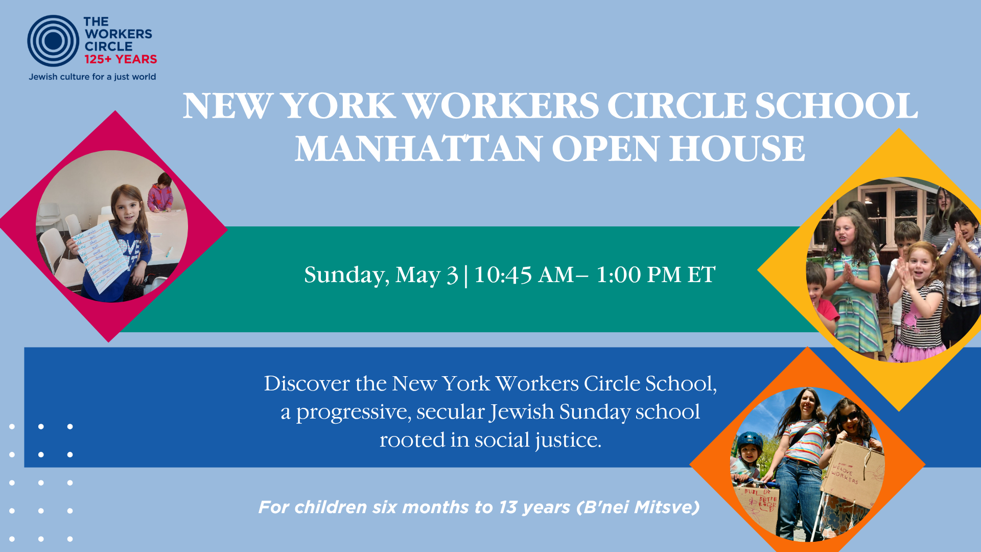 New York Workers Circle School Manhattan Open House 