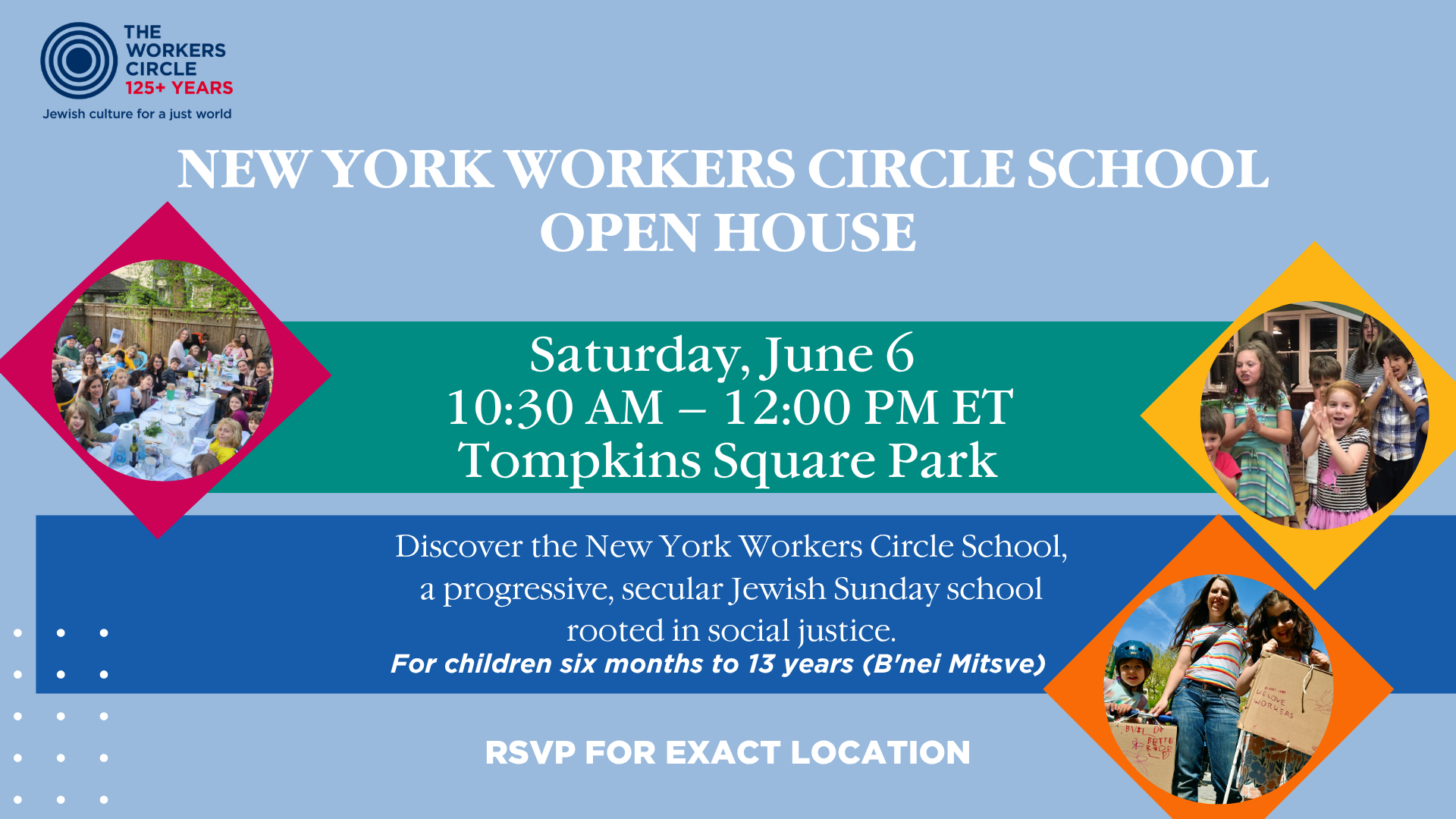 New York Workers Circle School Open House