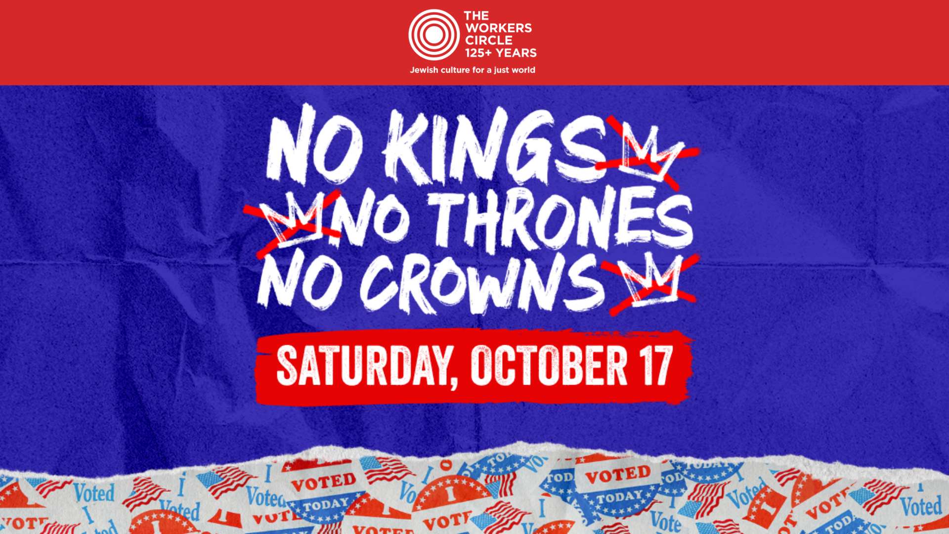No Kings: Vote Early National Day of Action