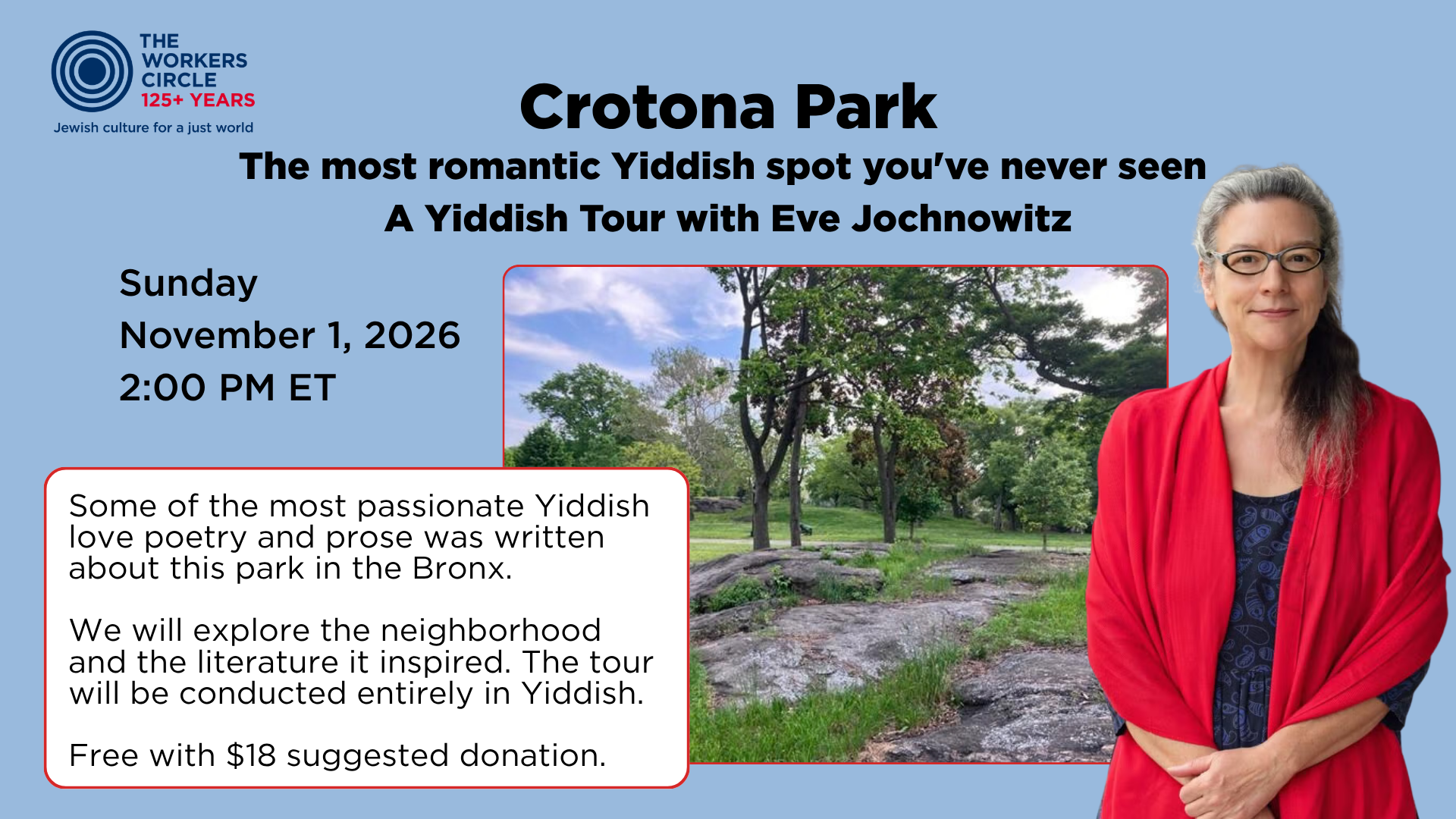 Crotona Park: The Most Romantic Yiddish Spot You've Never Seen