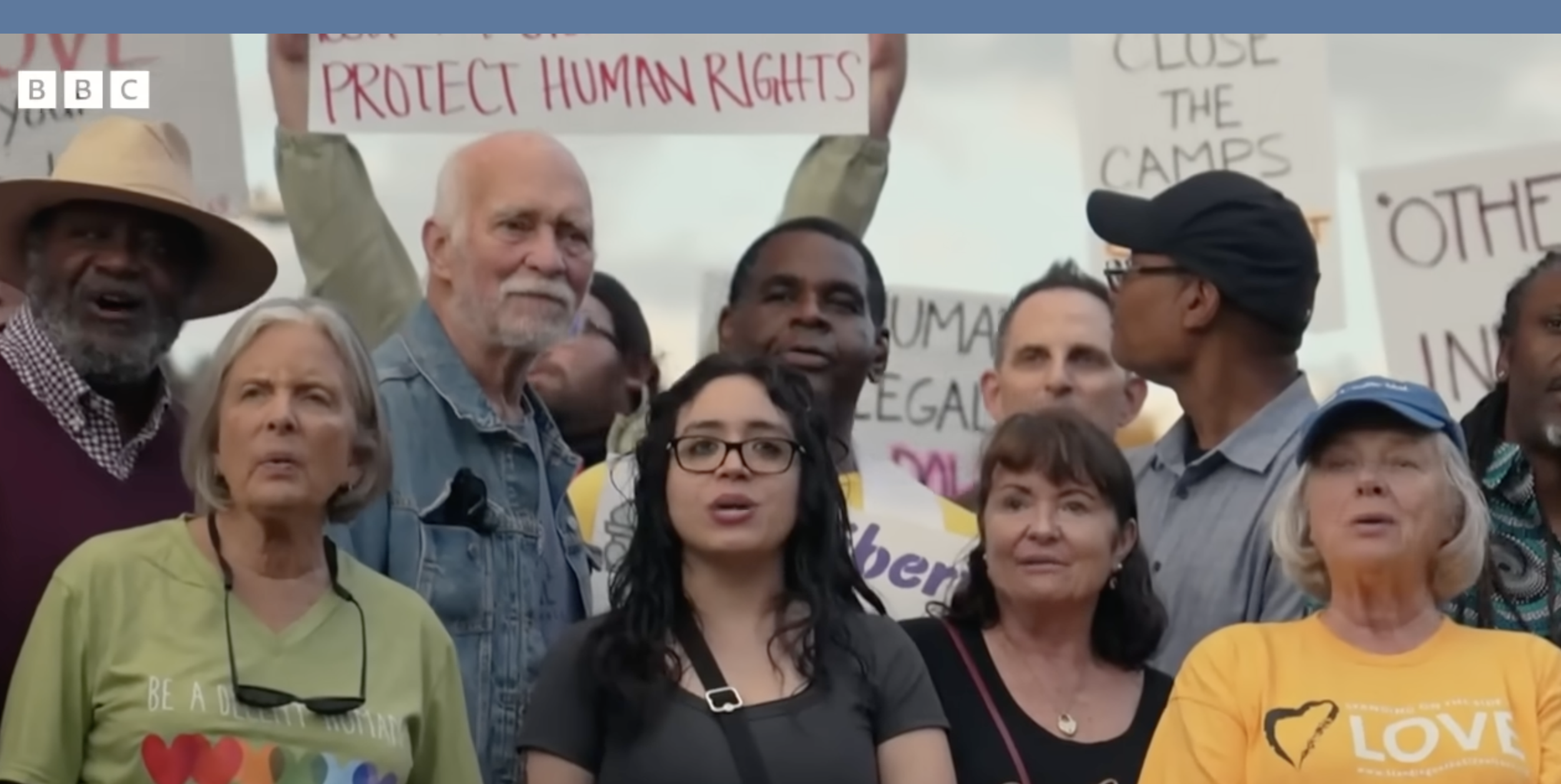 Freedom Vigil at Alligator Alcatraz featured on BBC