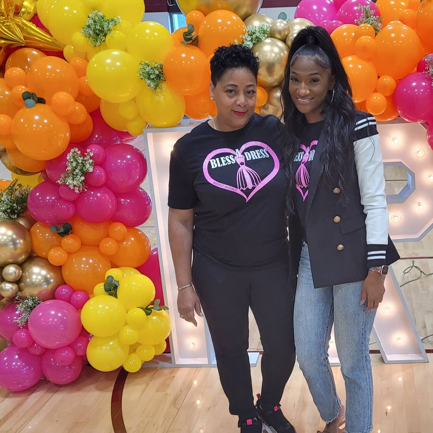 Prom Season is always about the dress! My workout partner  Neisha Kae  Bless-A-Dress Prom Event 2021 made sure these young ladies found &quot;the dress&quot;. Young ladies were able to try on dresses, make their selection and pair with shoes and acce