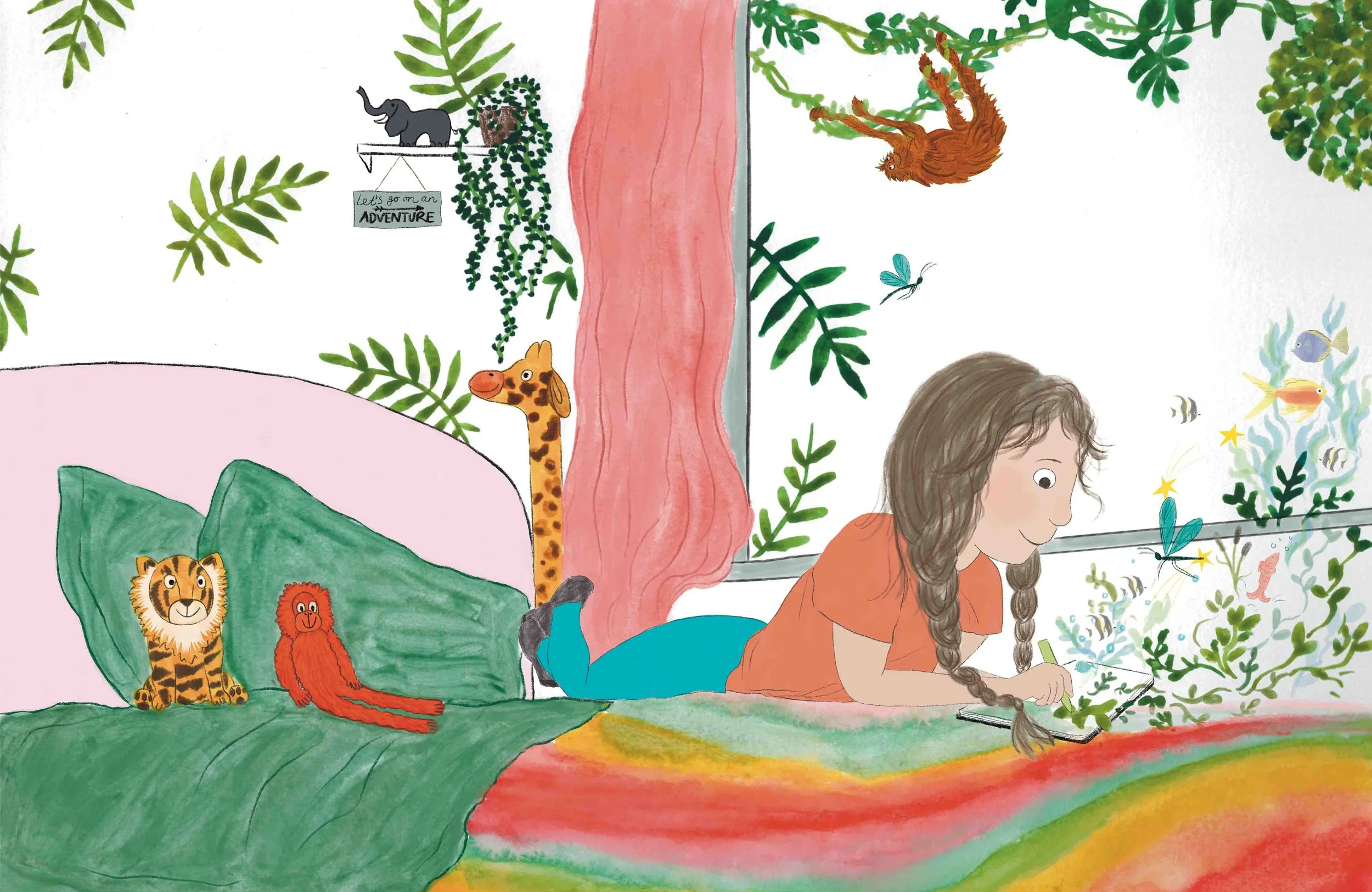 Last spread in full colour