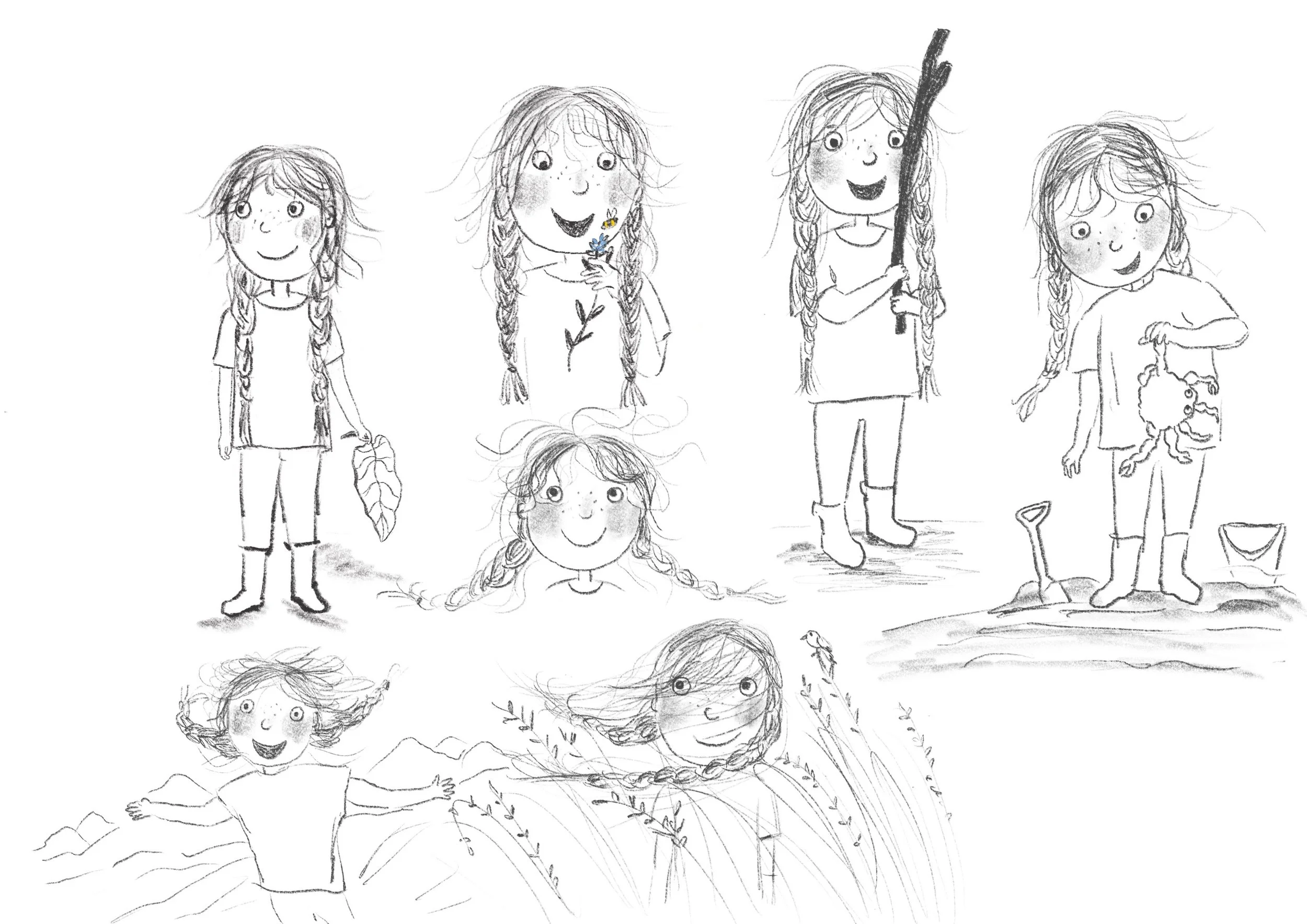 Selected character sketches